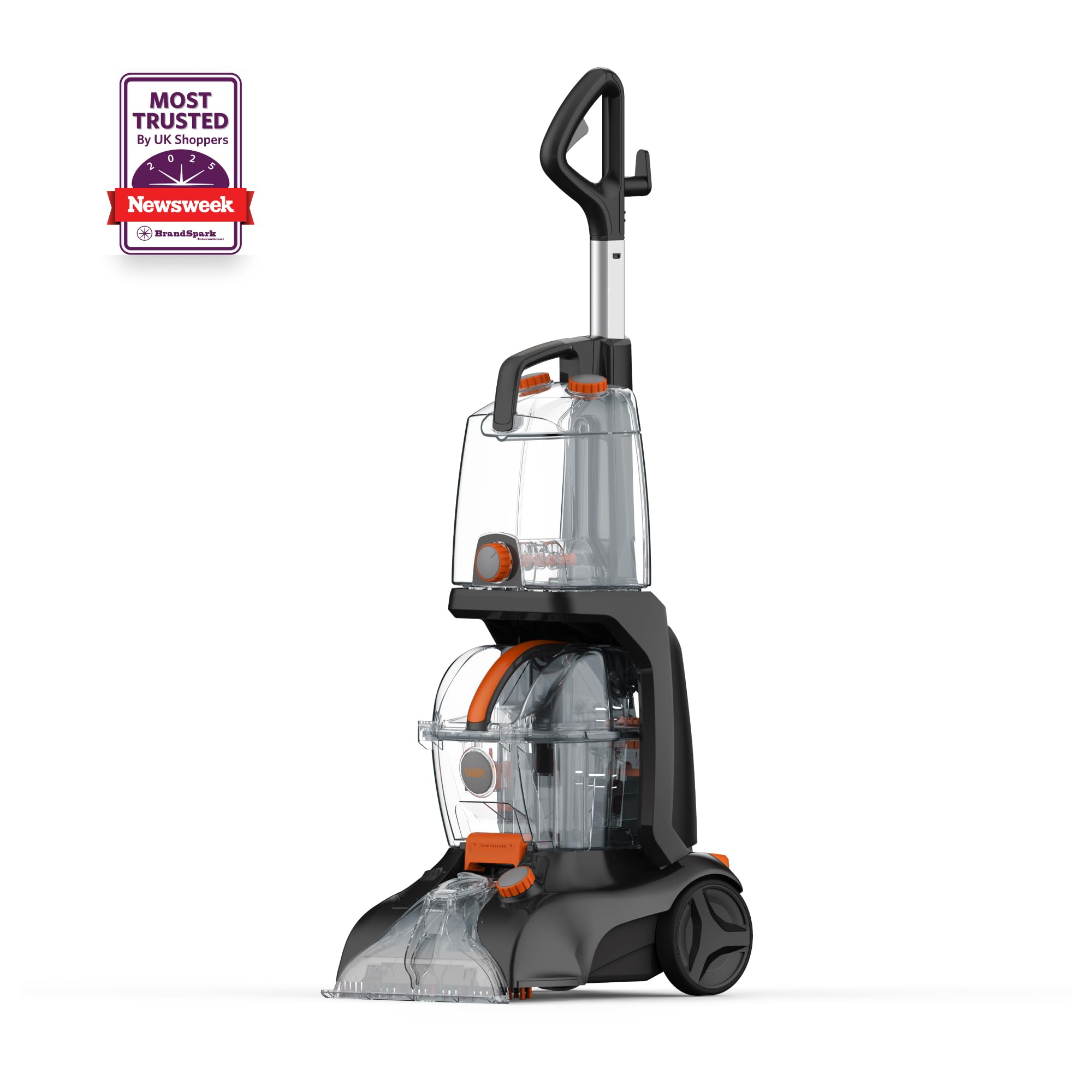 Vax Rapid Power Revive Carpet Cleaner Machine - 240W Power | 2.5L Capacity | Graphite 2