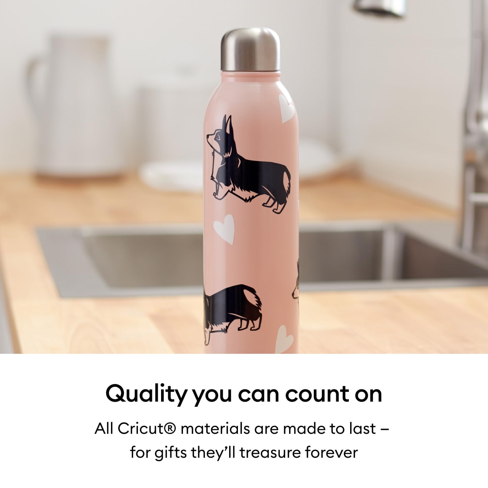 Cricut Joy Smart Permanent Adhesive Vinyl - Black | 14 cm x 3 m Roll | No Mat Needed 7