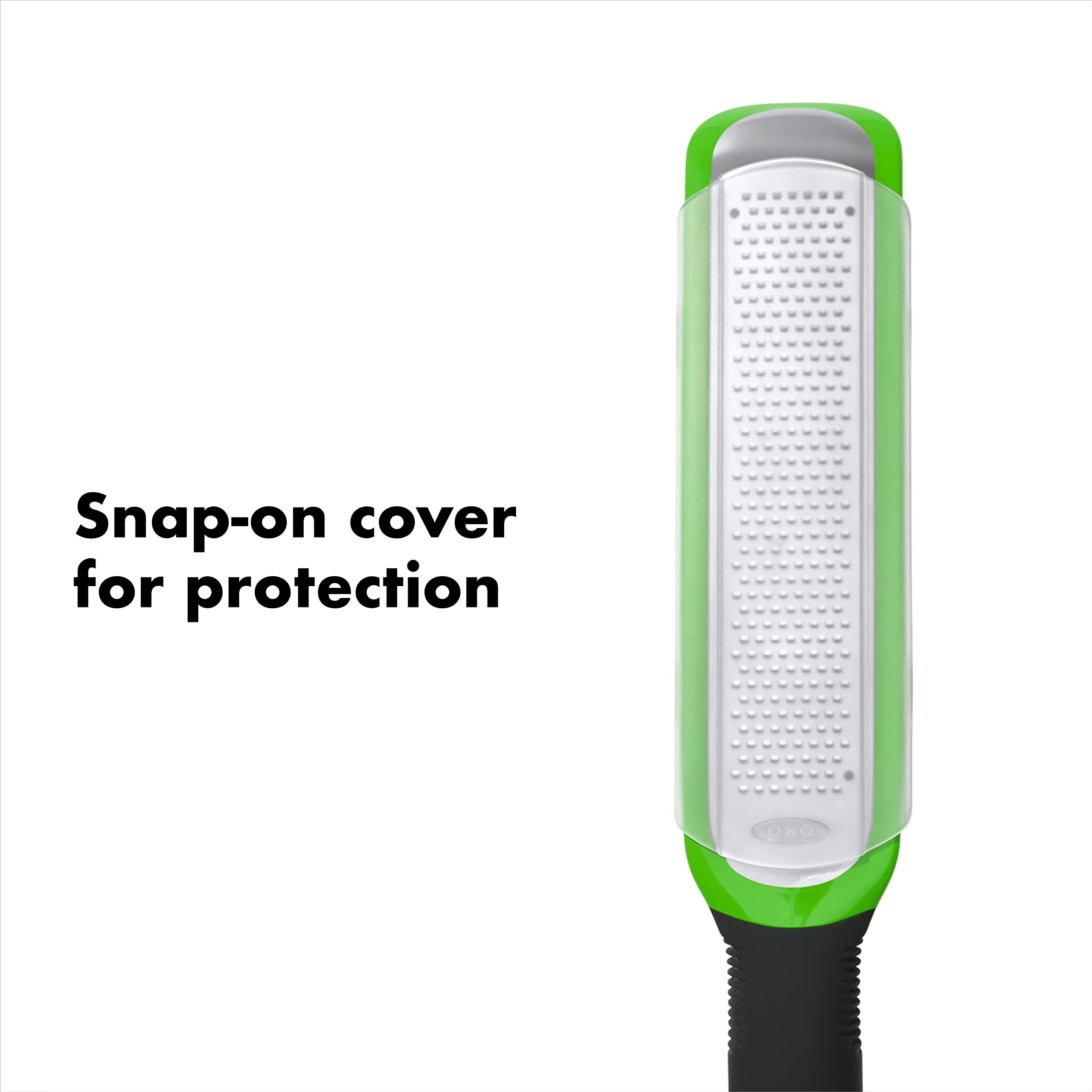 OXO Good Grips Etched Zester - Stainless Steel, Dishwasher Safe, Green 4
