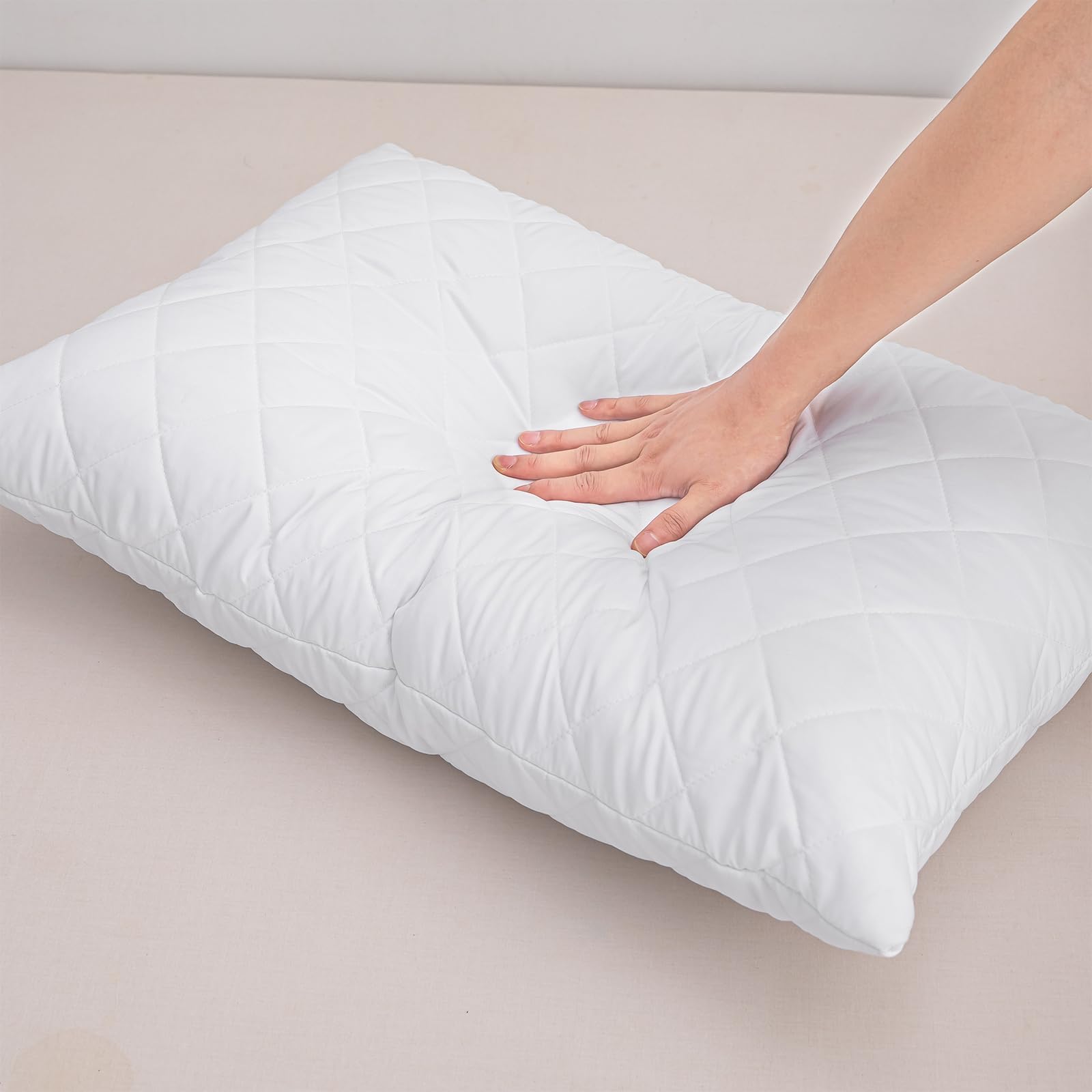 Lifestyle comfort ltd Pillow Protectors - 6 Pack Quilted Ultra Soft Anti Allergy | 100% Microfibre 5