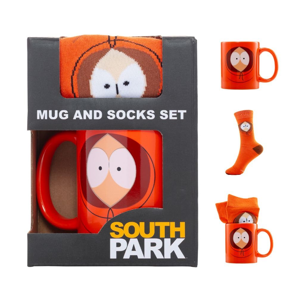 Pyramid International South Park Kenny Mug & Sock Set - Ceramic, Microwave Safe | 11oz Capacity 1