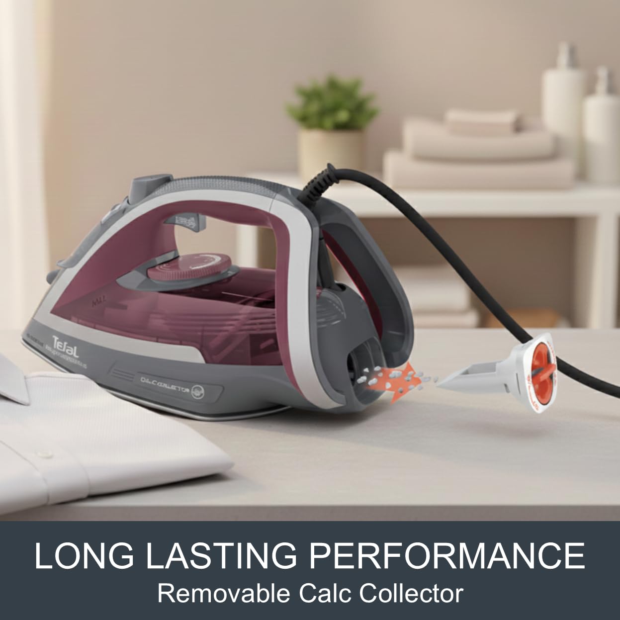 Tefal Ultraglide Steam Iron - 2800W Power, 210 g/min Boost, Durilium Soleplate | FV5872 8