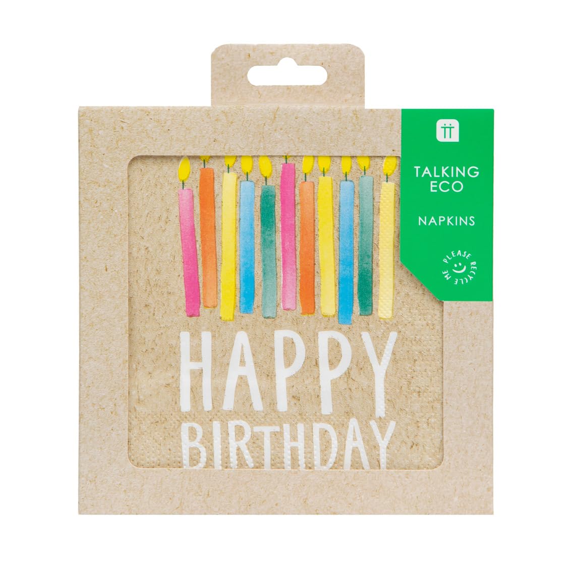 Talking Tables ECO Party Paper Napkins - Pack of 20 | 33cm Size | Plastic-Free 2