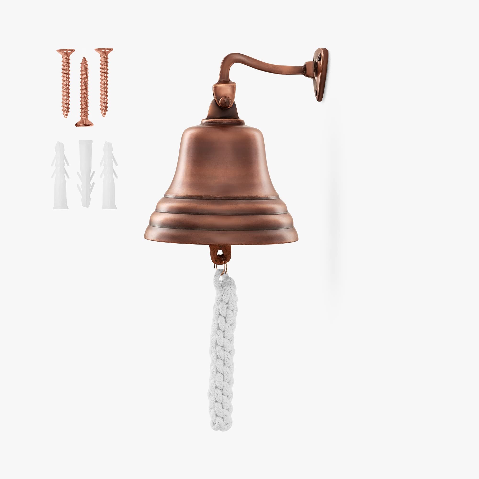 Assorted Collections Wall Mounted Bell - 4 Inch Size | Copper Color | Aluminium 2