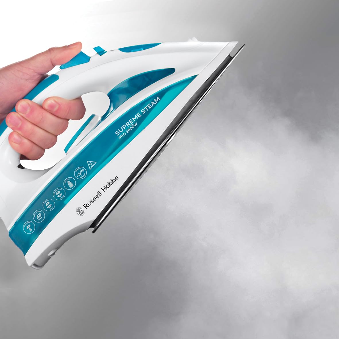 Russell Hobbs Steam Iron - 2600W Power | 210g Steam Boost | 70g/min Continuous Steam 2