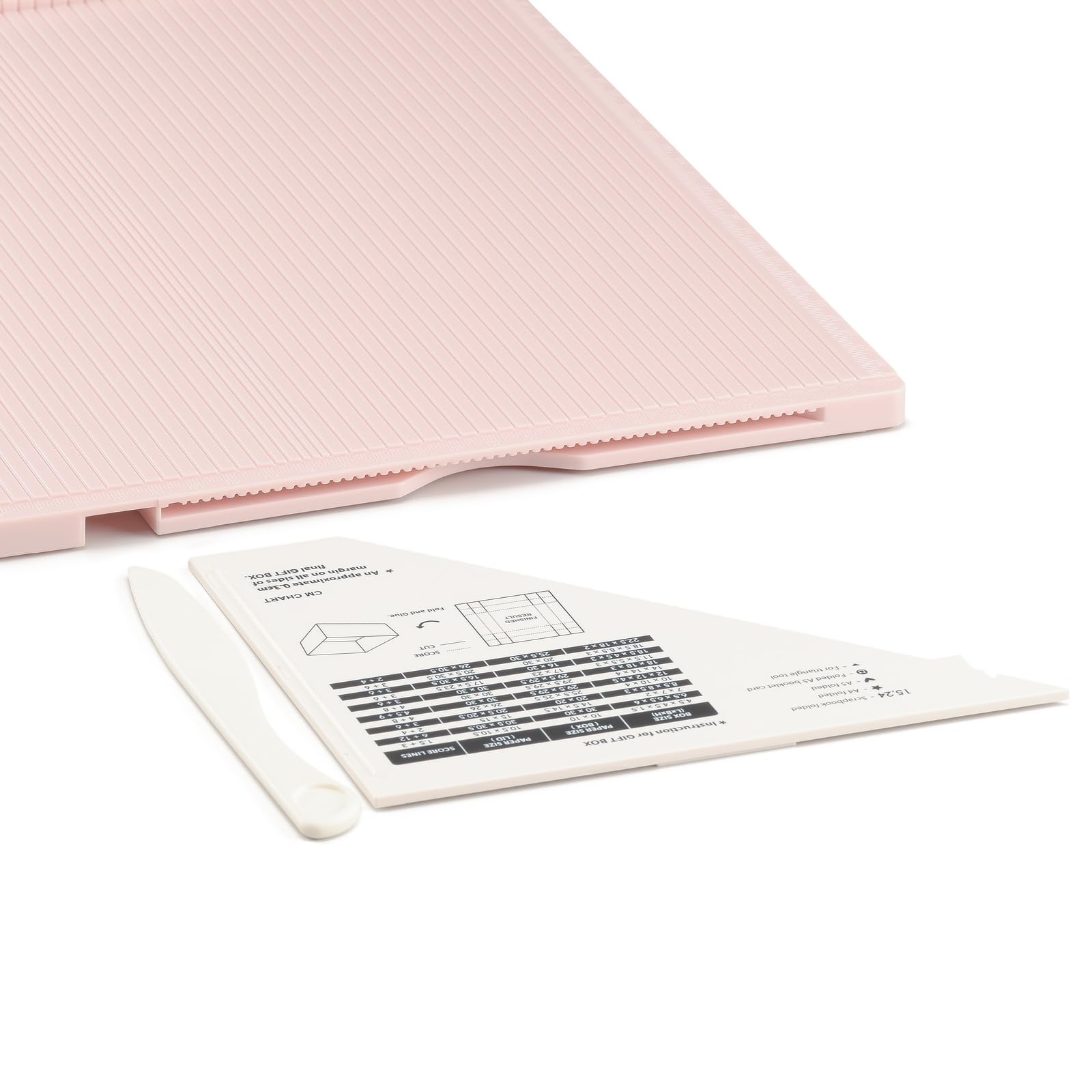 Vaessen Creative Scoring Board CM with Bone Folder and Ruler | 30.5 x 30.5 cm Scoring Area 3