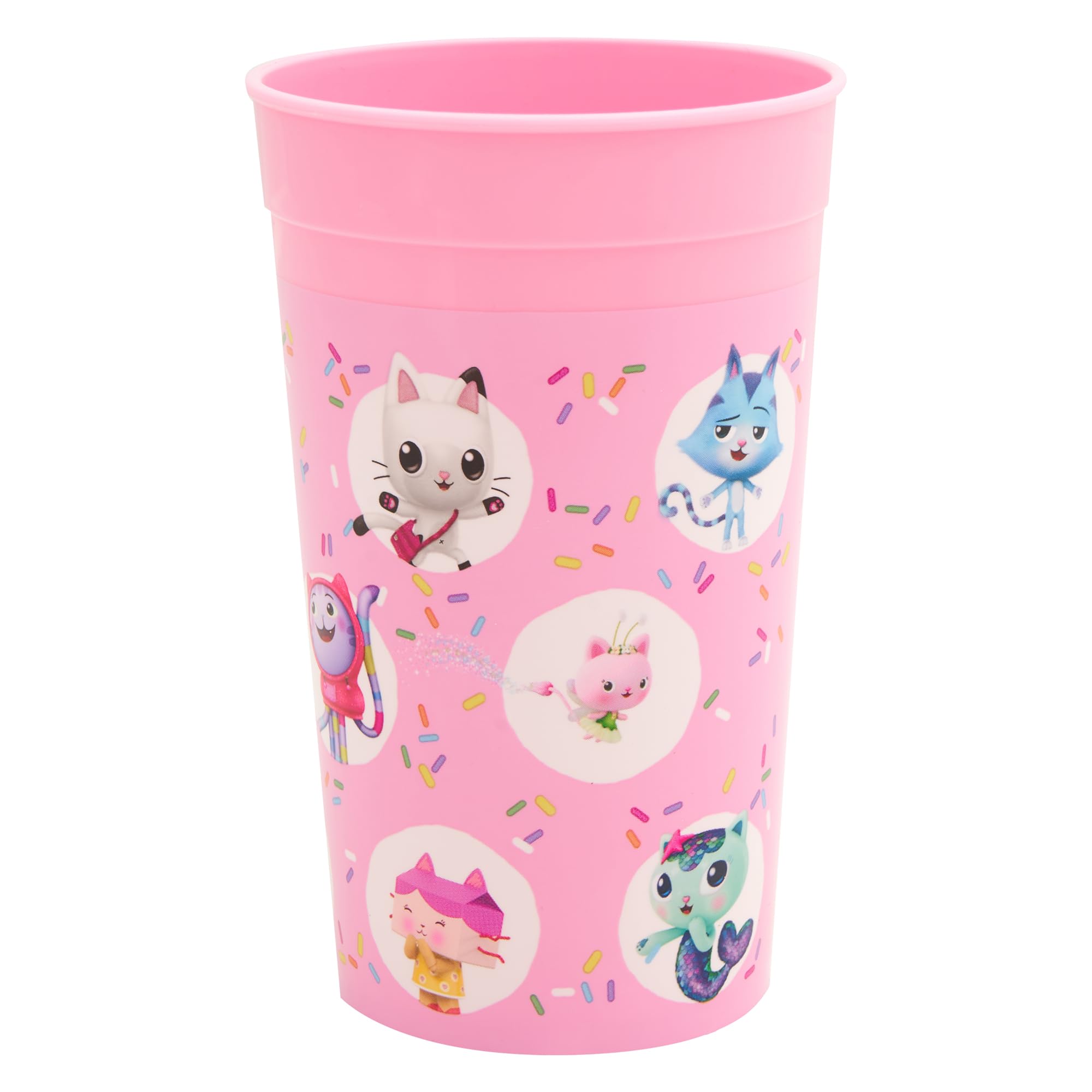 DREAMWORKS GABBY'S DOLLHOUSE 3 Piece Children's Tableware Set | PP Plastic | Pink 9