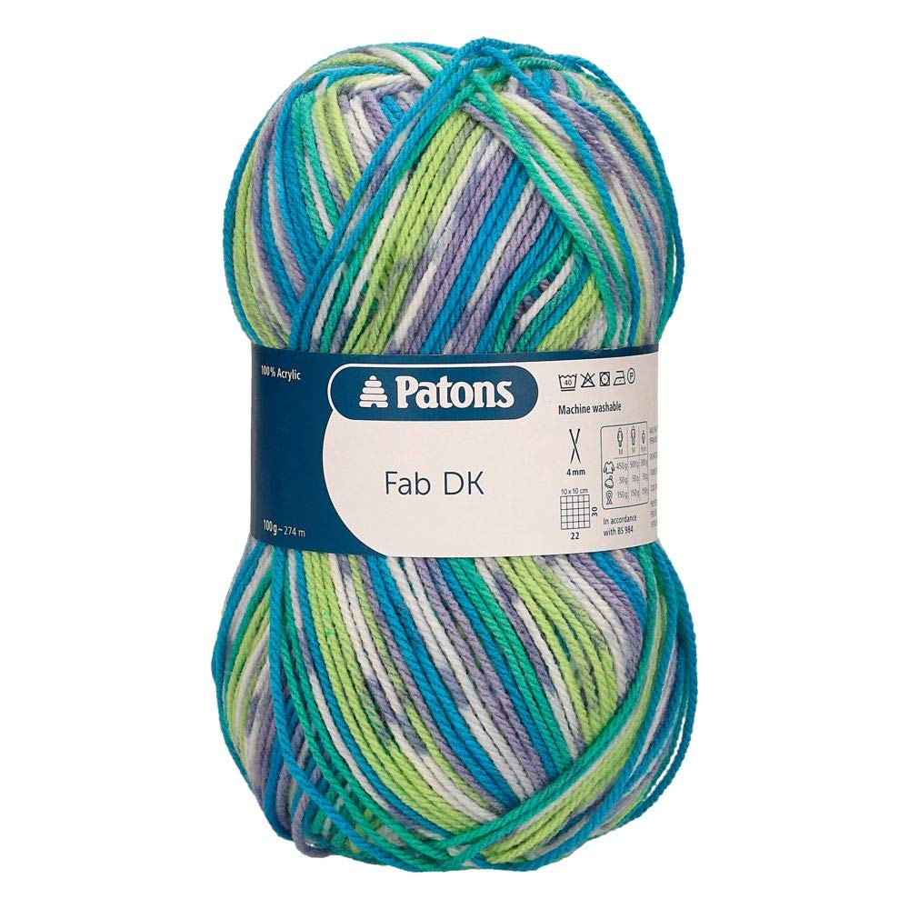 Patons Fab DK Yarn - Versatile Double Knit | 100g | Aquamarine 1