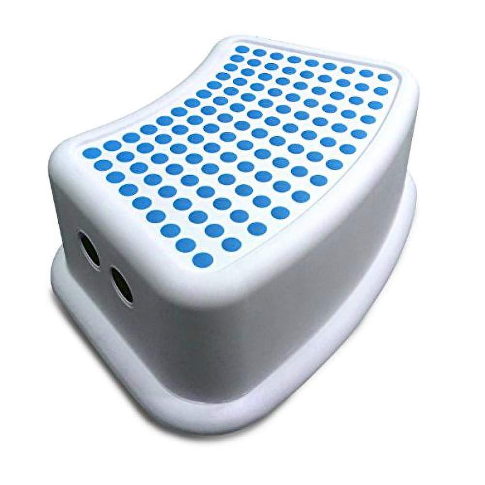 Addis Kids Plastic Bathroom Booster Step Stool - Durable, Anti-Slip Feet | 35kg Capacity