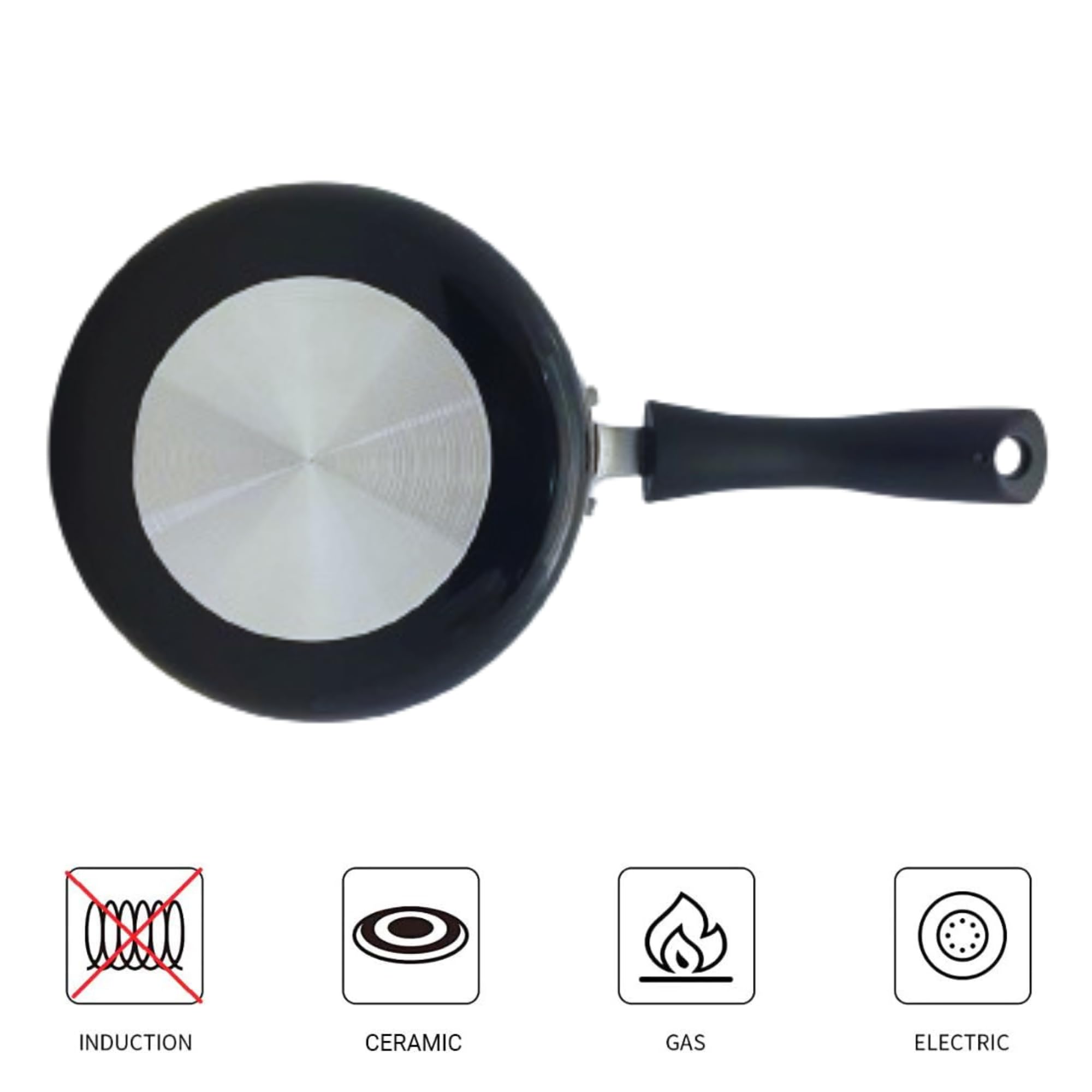 Penguin Home Non-Stick Milk Pan - 14cm, 1.4 Litre Capacity | Bakelite Handle 2