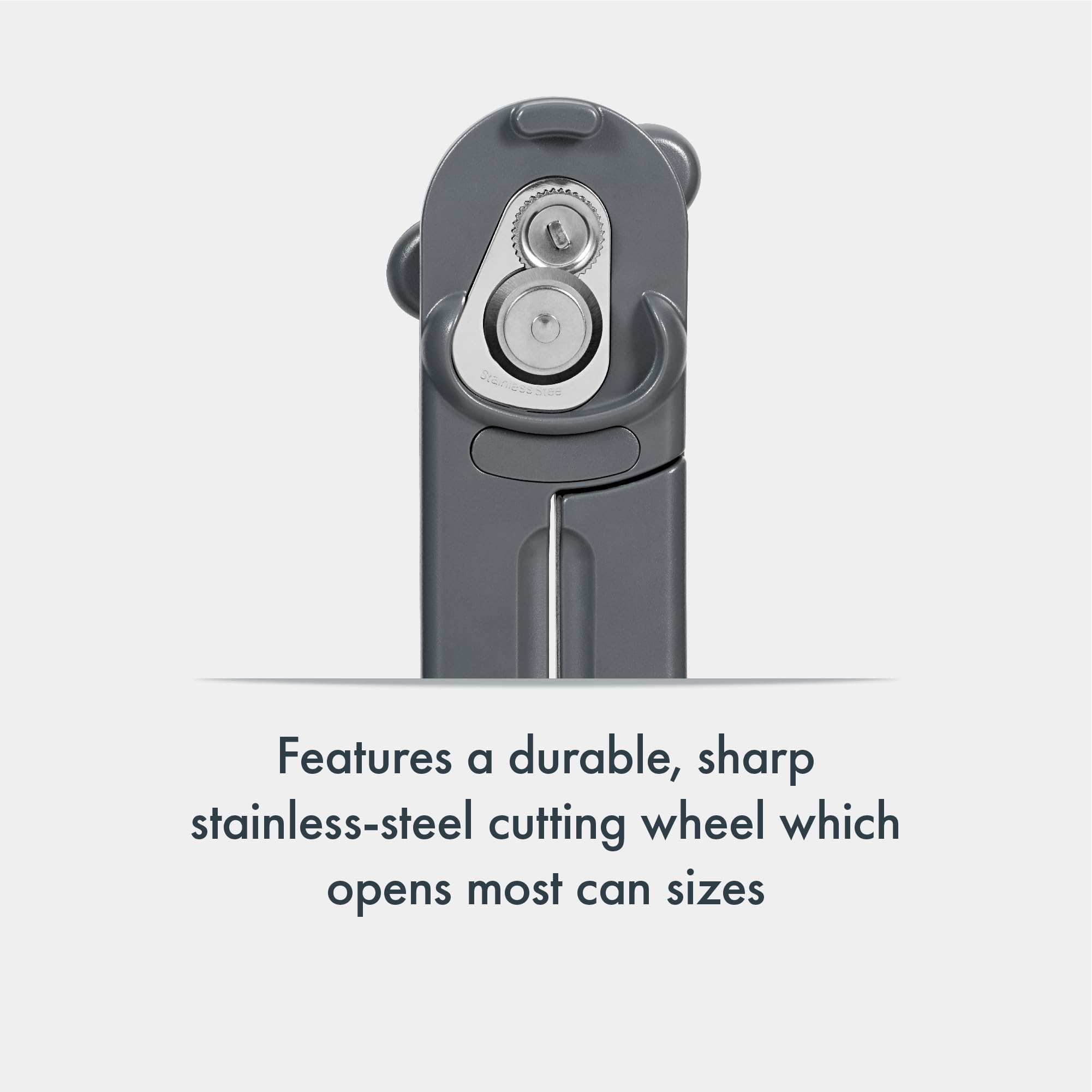 CULINARE MagiCan Manual Can Opener - Stainless Steel Wheel | Robust Handle | Grey 6