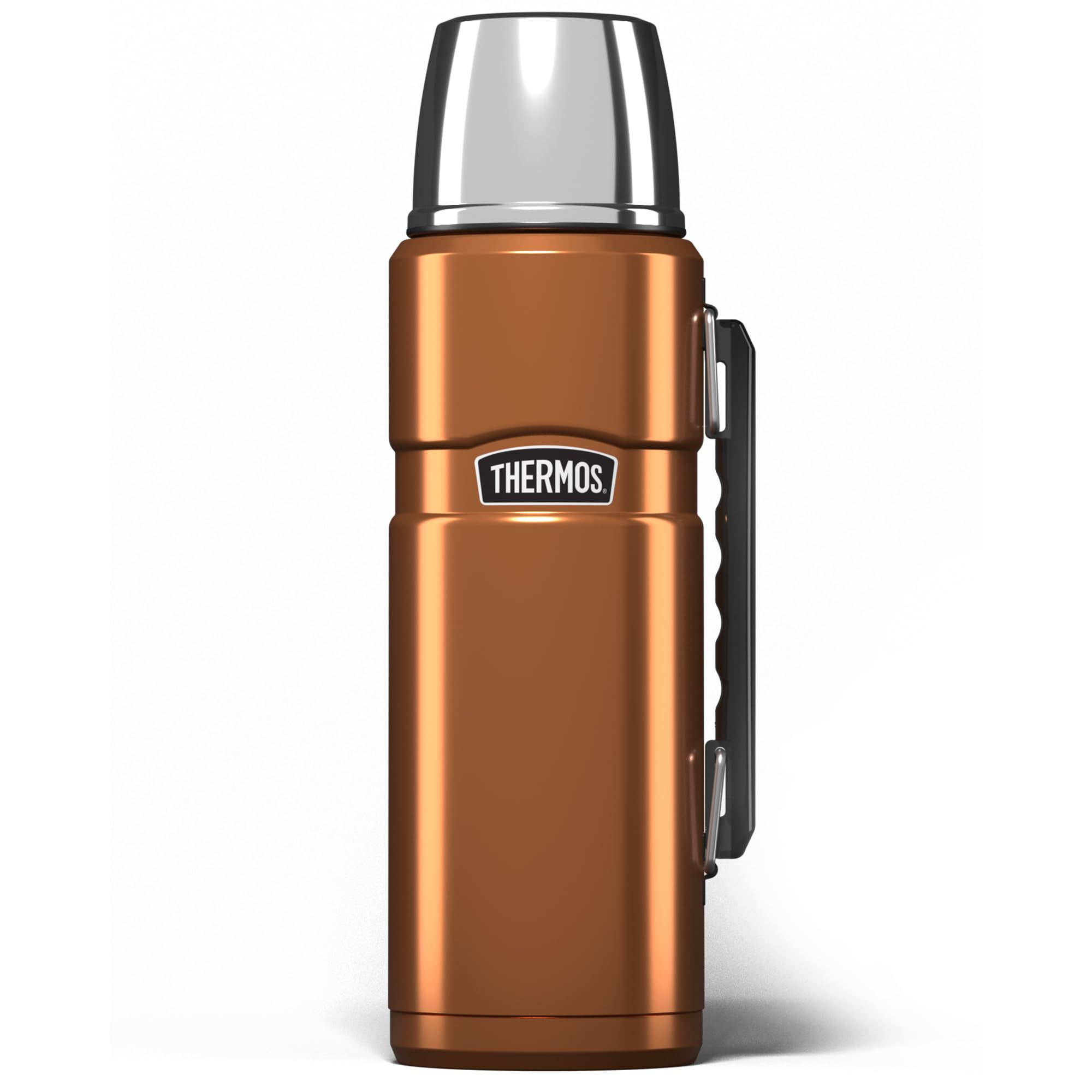 Thermos Stainless King Vacuum Flask - 1.2L Copper | Hot 24 Hrs, Cold 48 Hrs