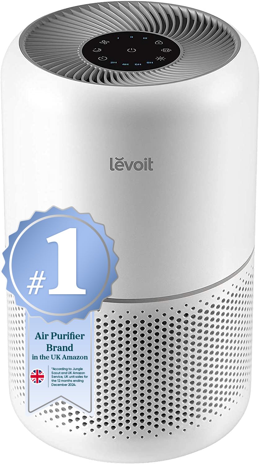 Levoit Core 300 Air Purifier for Home/Bedroom | 80m² Coverage | 187 m³/h CADR | HEPA Filtration 1