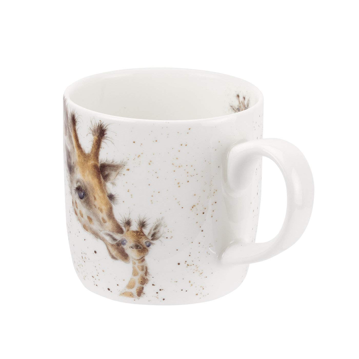 Royal Worcester Wrendale Designs First Kiss Giraffe Coffee Mug | Fine Bone China | 310ml 4