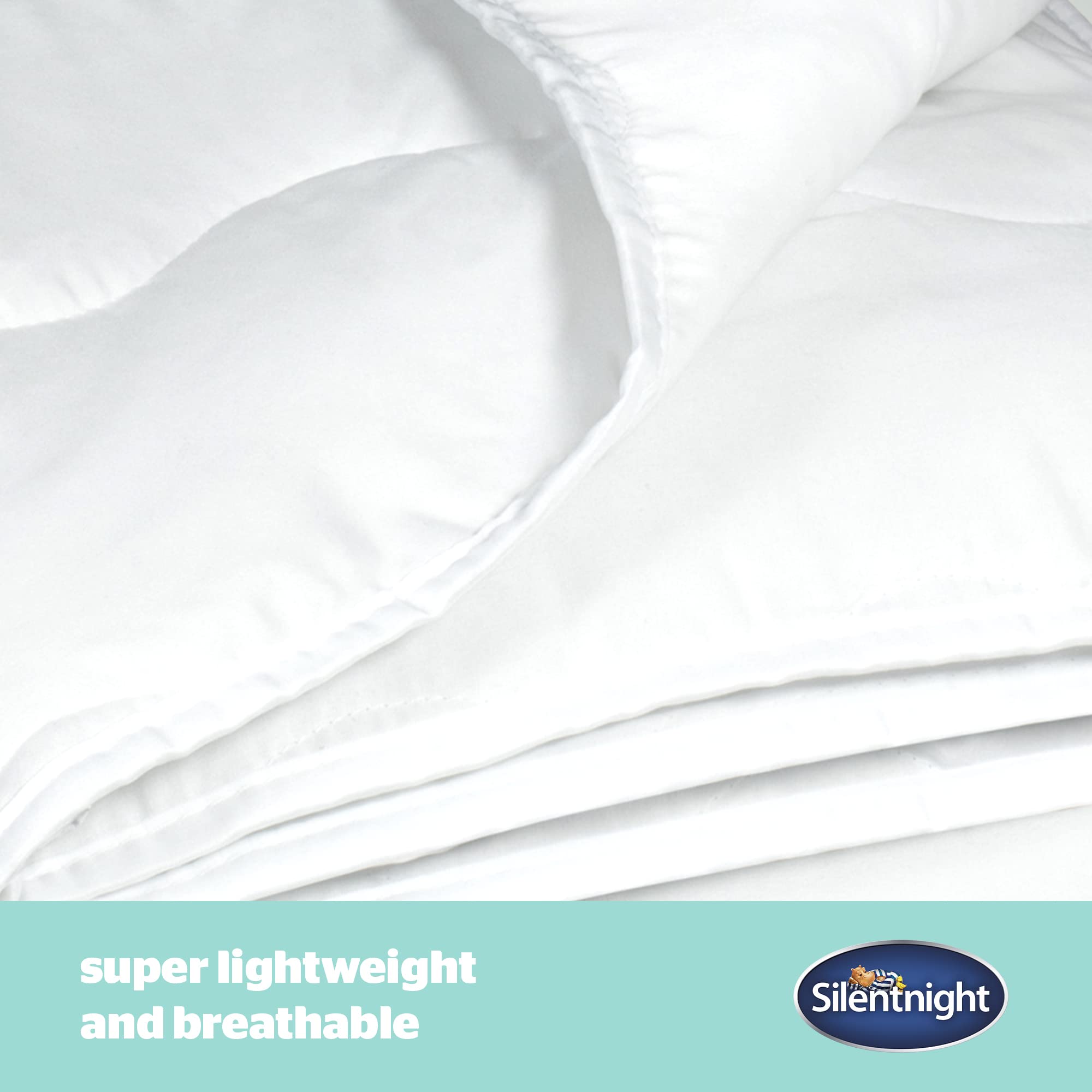 Silentnight Summer Breeze 2.5 Tog Double Duvet - Lightweight Hypoallergenic Summer Quilt | 200x200cm 3