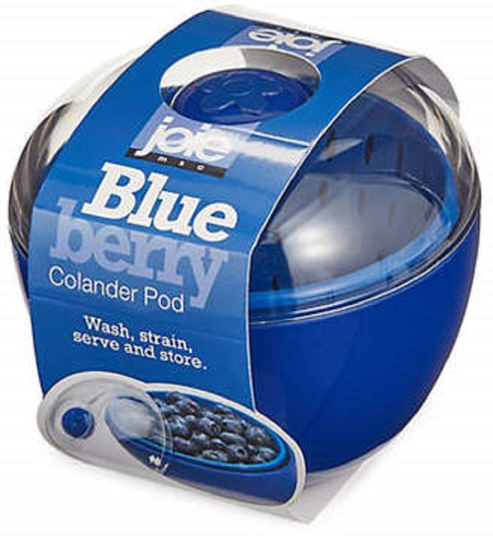Joie Berry Colander Pod - Wash, Strain, Serve & Store | Durable ABS | Blueberry Color 1