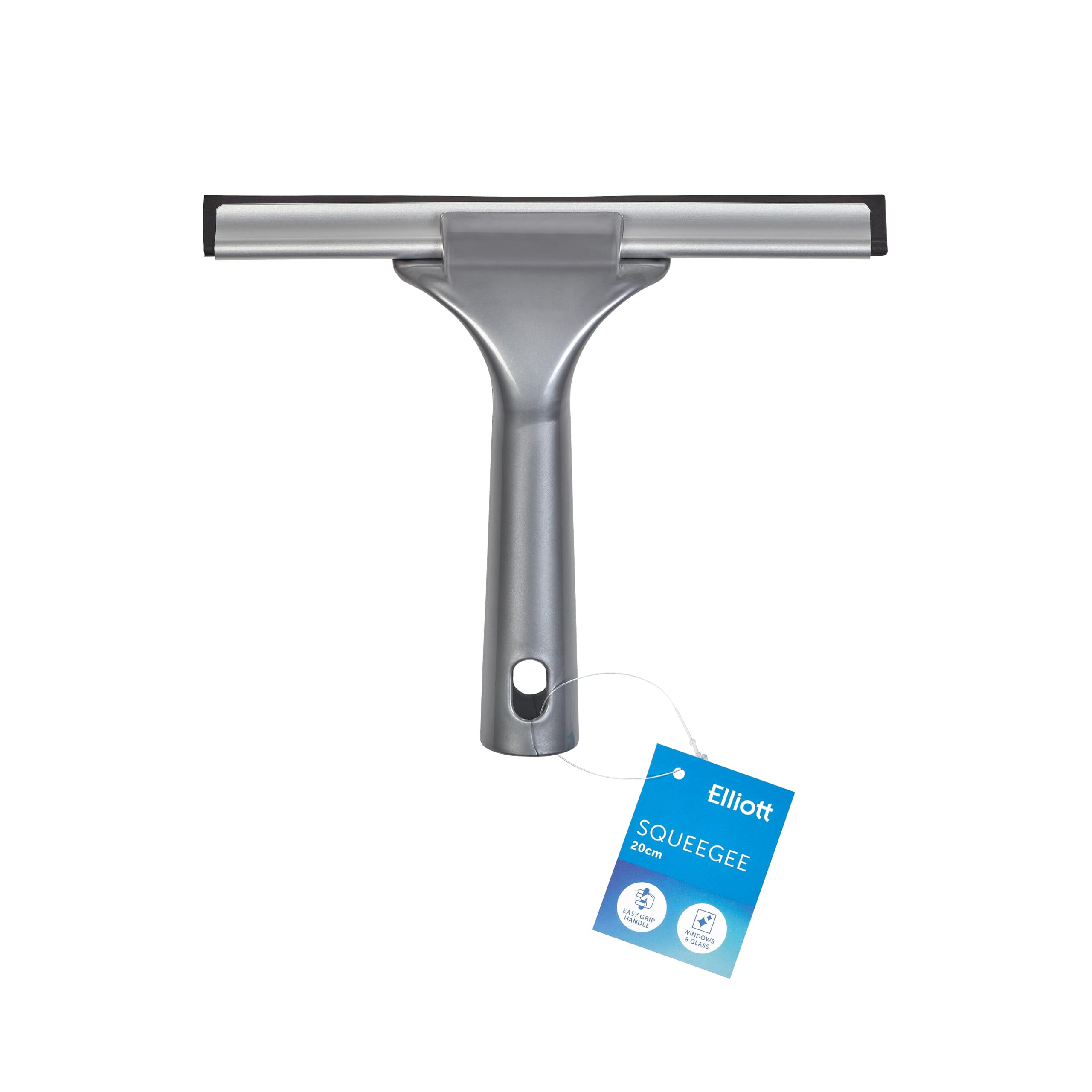Elliott Multi-Purpose Window Squeegee - 20cm Rubber Blade for Streak-Free Cleaning | Grey 1
