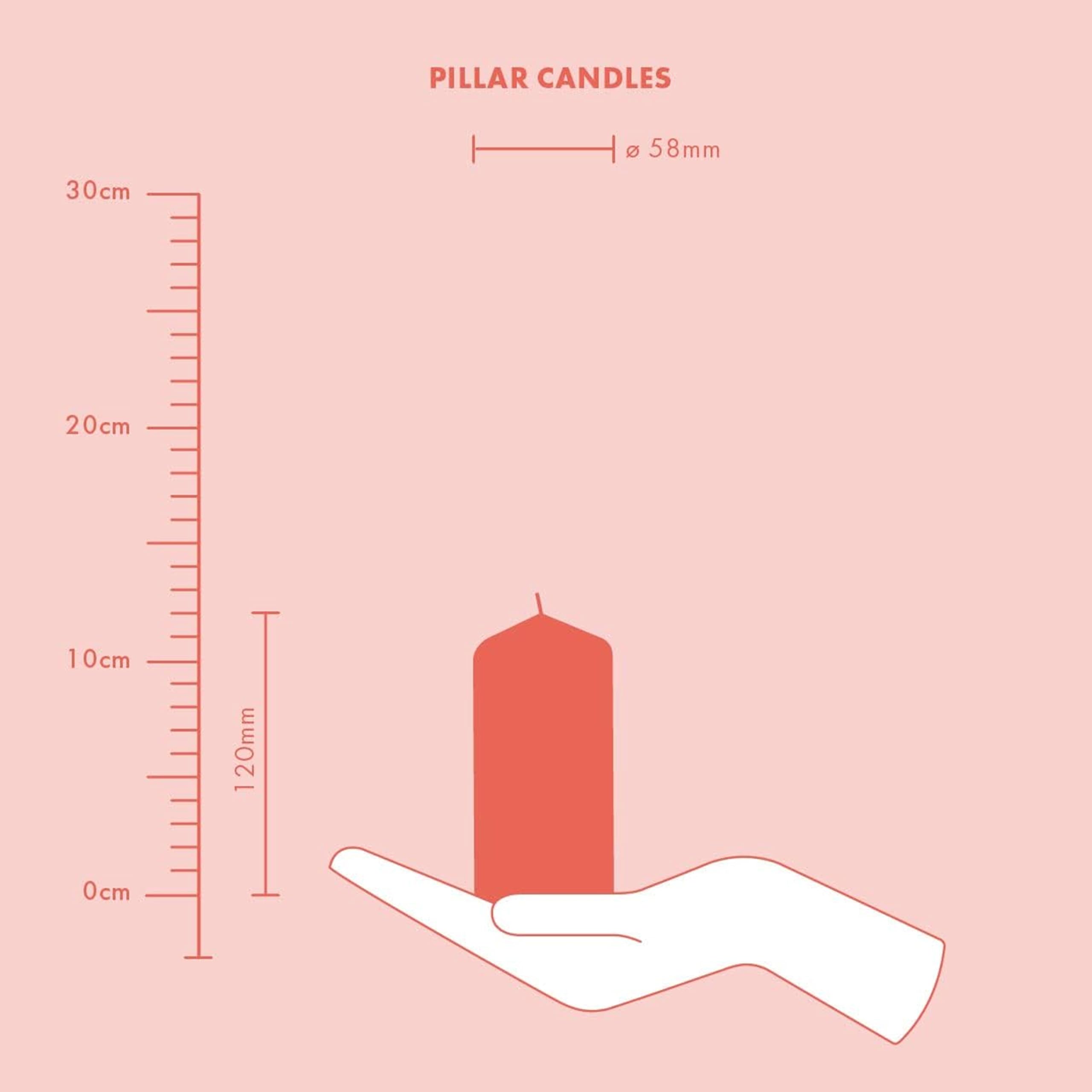 BOLSIUS Pillar Candles - Anthracite - 4-Pack | 12 x 6 cm | 33 Hour Burn Time | Unscented Vegan Wax 5
