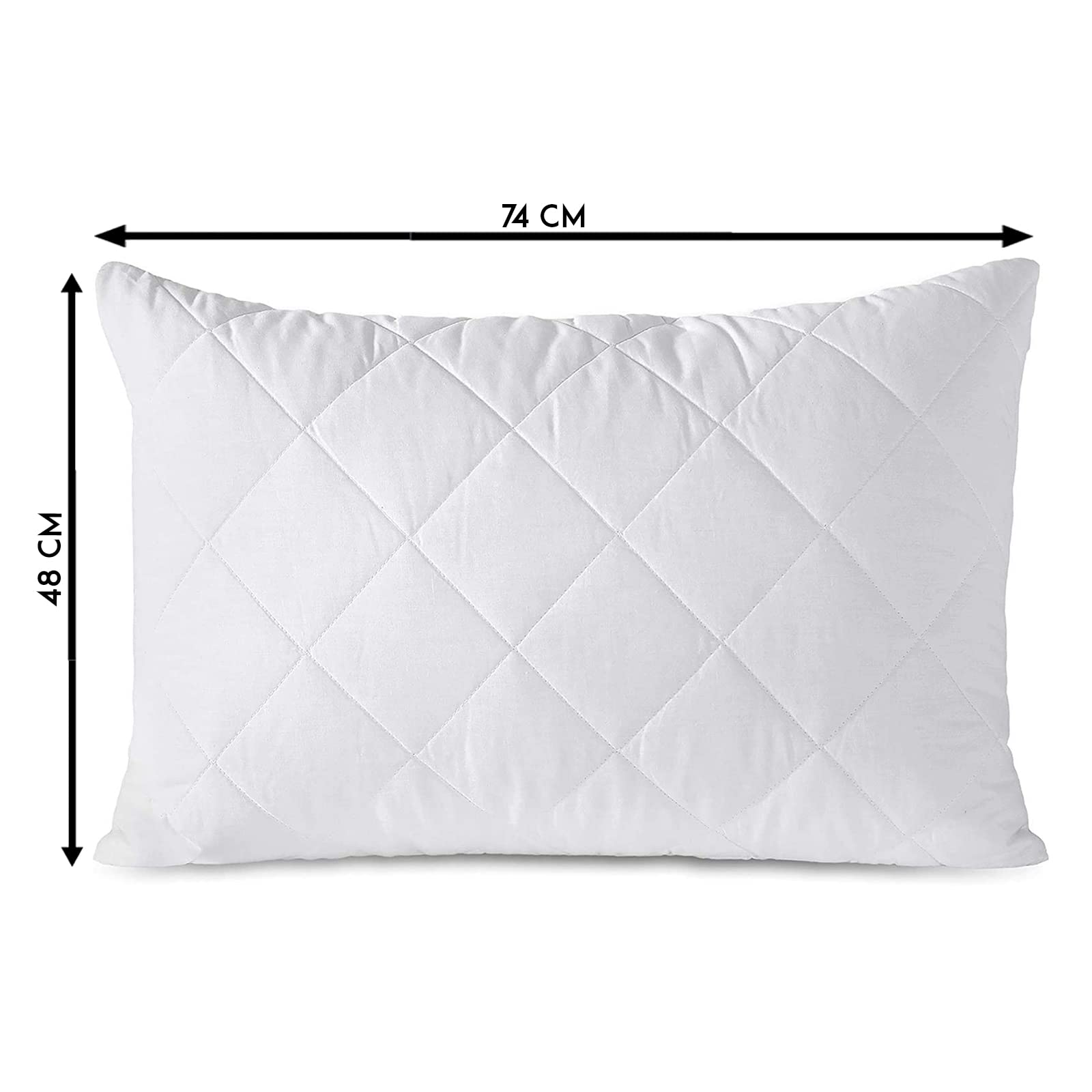 Lifestyle comfort ltd Pillow Protectors - 6 Pack Quilted Ultra Soft Anti Allergy | 100% Microfibre 3