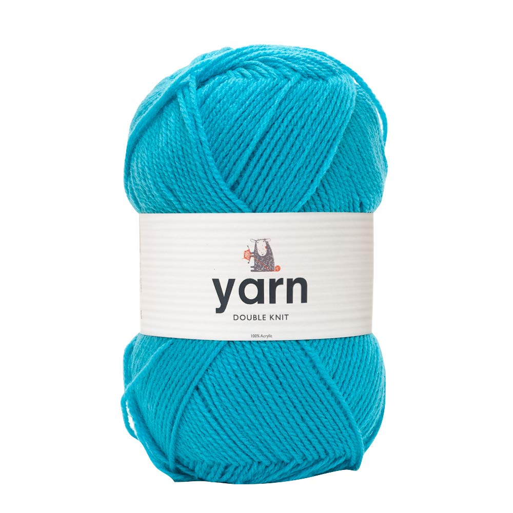 KORBOND DK Yarn - 100g Acrylic Wool | Double Knit | Turquoise | Approx. 290m 1