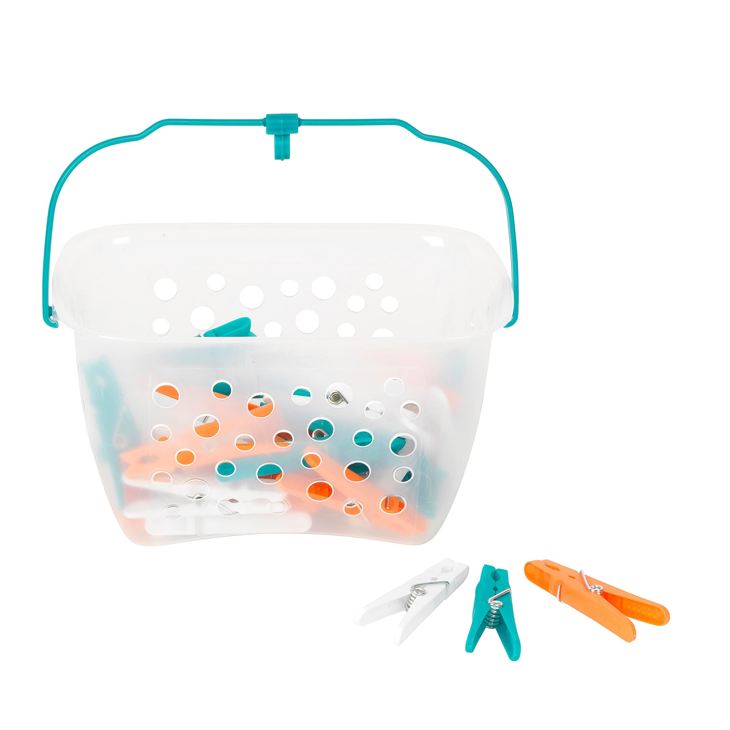 Beldray LA028297TQ Ultra Grip Rust Resistant Clothes Pegs - 48 Pack, Assorted Colours