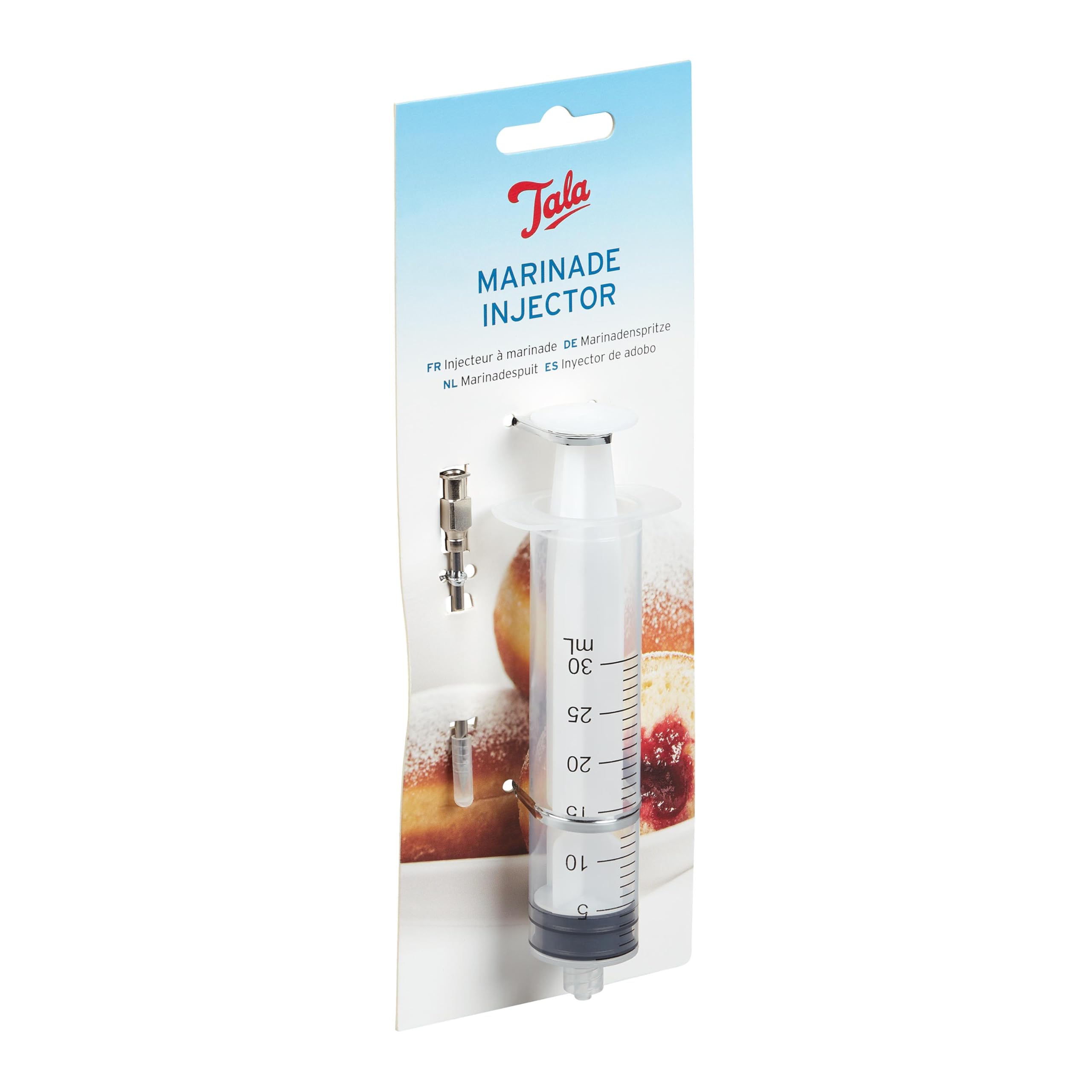 Tala Marinade/Filling Injector - Multipurpose Flavor Infusion | Stainless Steel | 20.5 x 4 x 2.5 cm 6