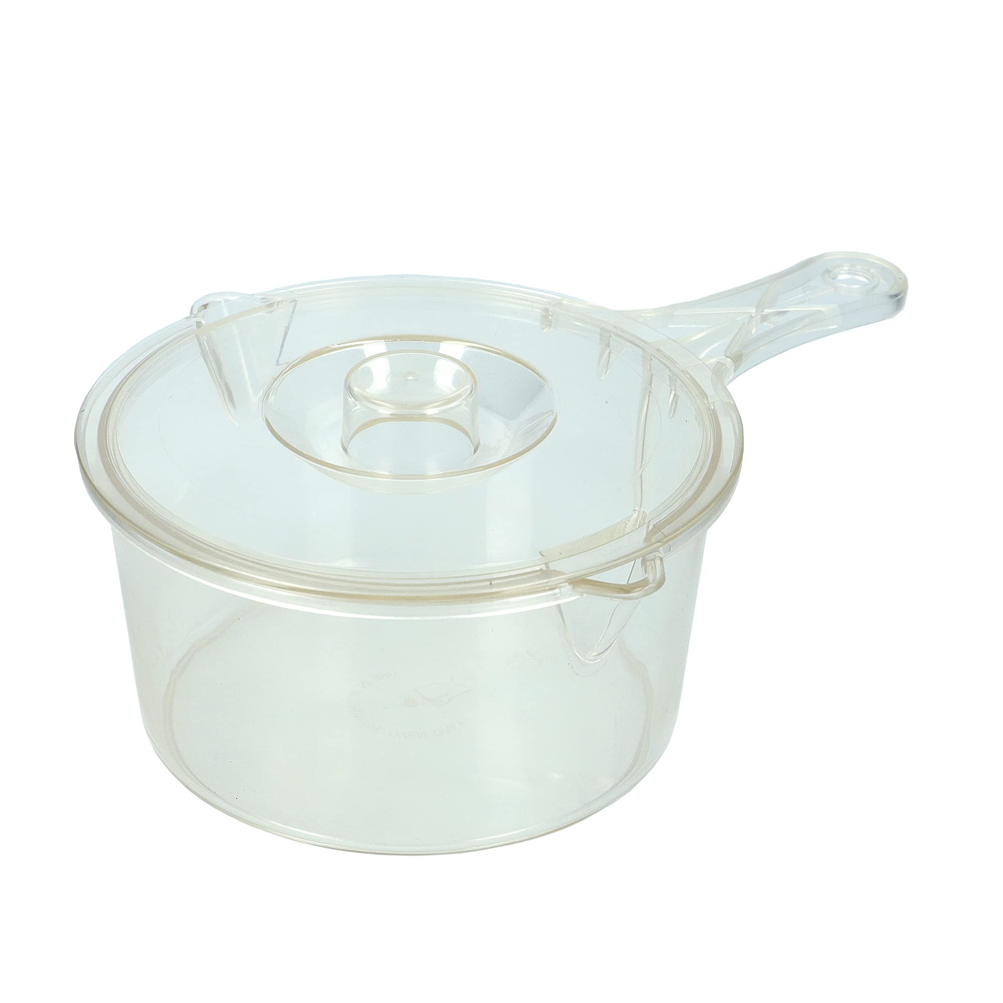 KitchenCraft Microwave Saucepan with Lid - 900 ml Capacity, BPA-Free Plastic, Non-Stick 1