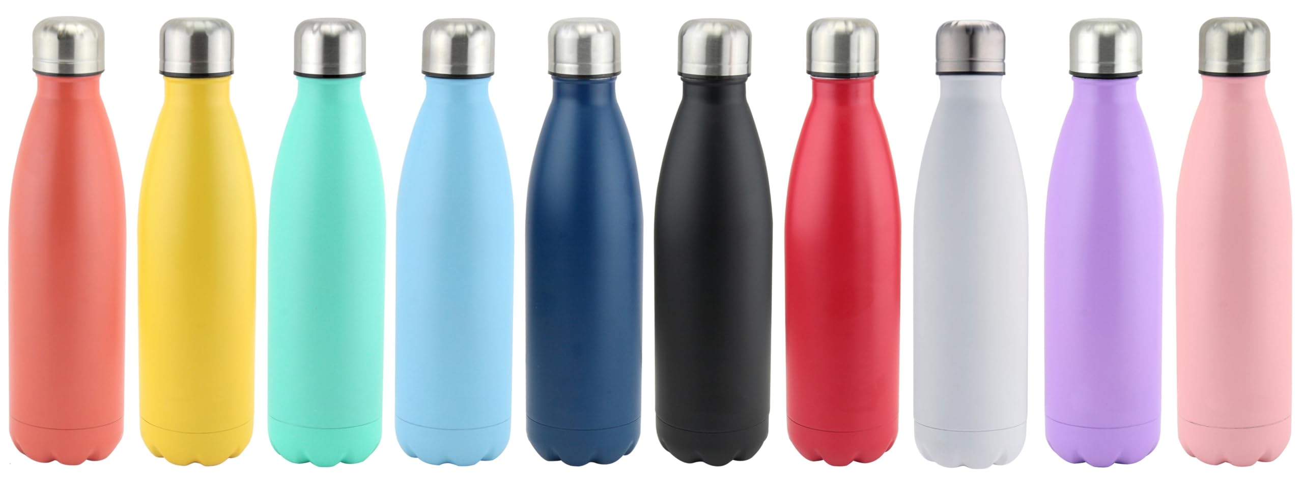 apollo THE HOUSEWARES BRAND Stainless Steel Flask - 500ml Capacity | Hot 12 Hrs, Cold 24 Hrs | Red