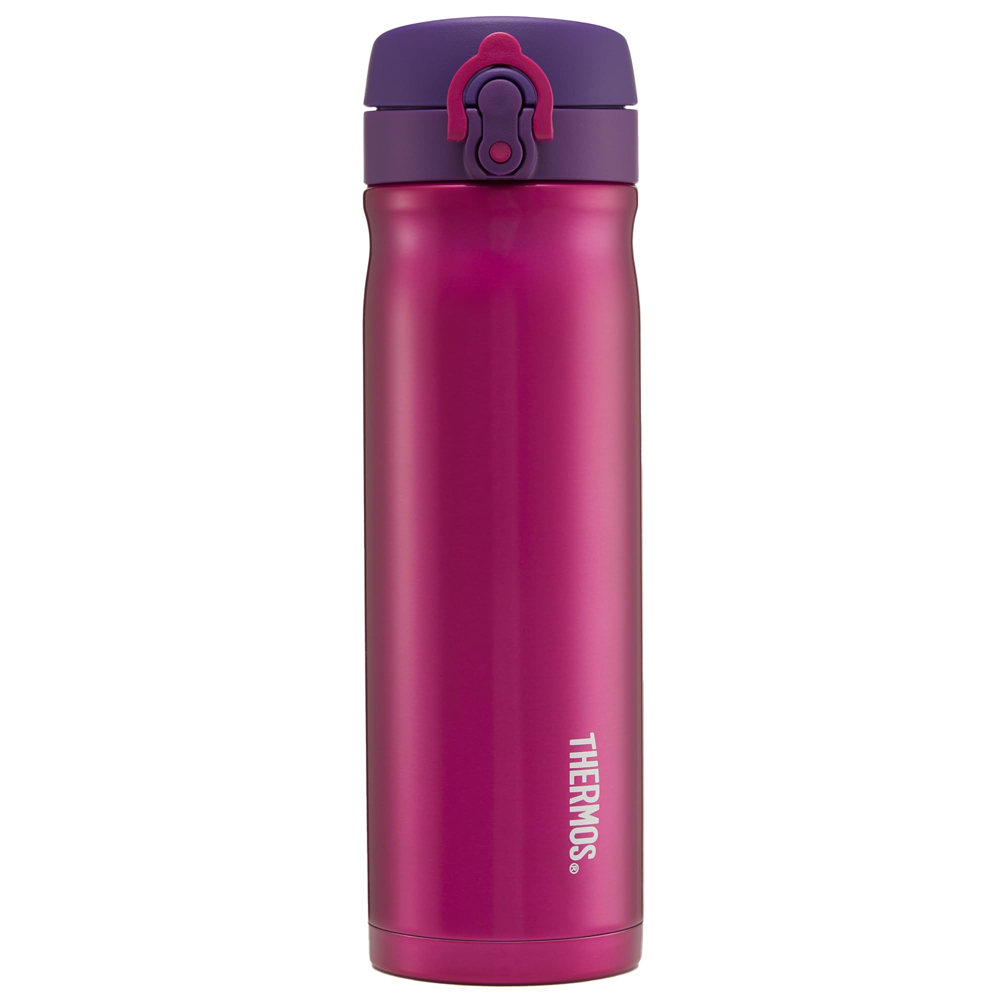 Thermos Direct Drink Flask - 470 ml Pink Stainless Steel Vacuum Insulated 1