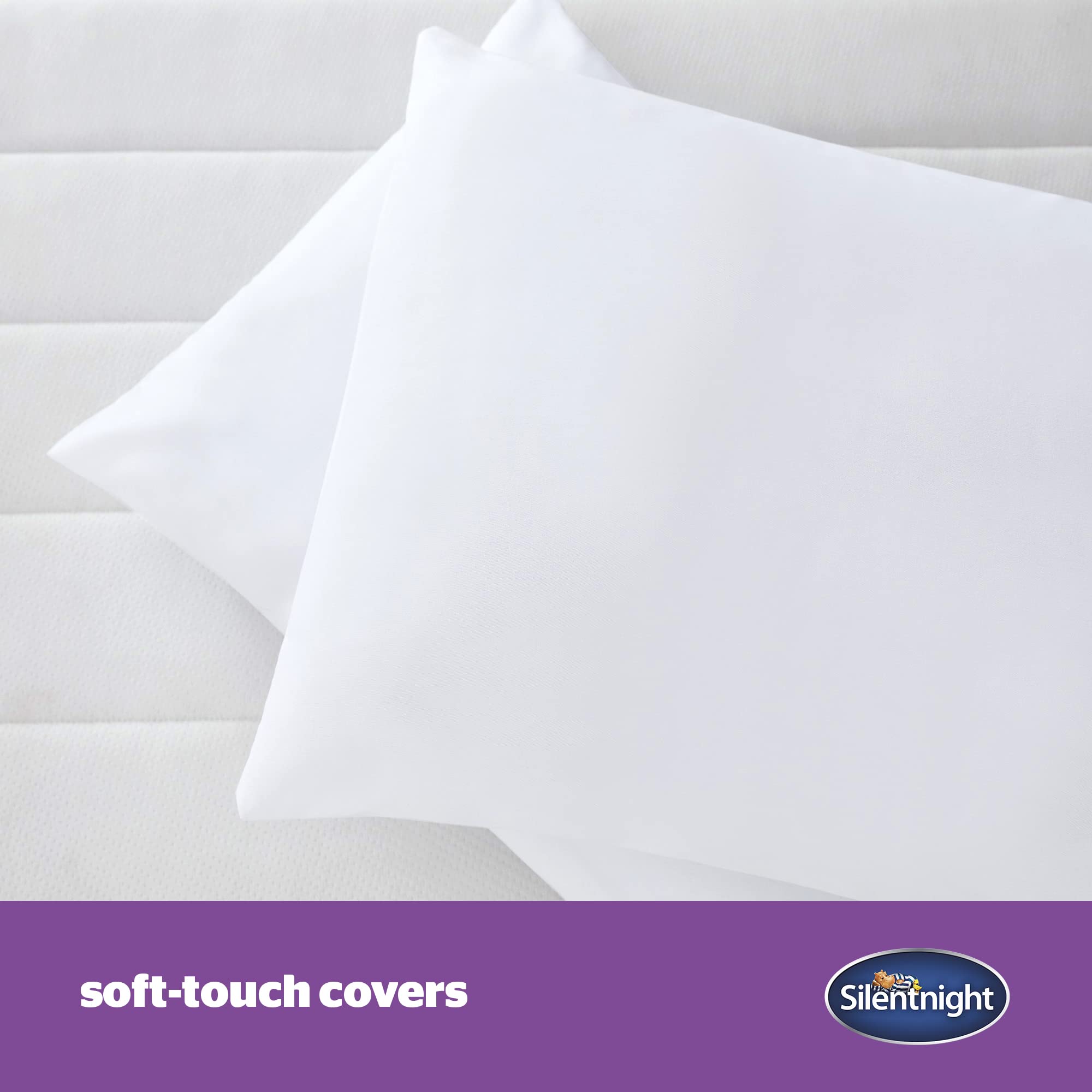 Silentnight Deep Sleep Pillows - Soft Support for Front Sleepers | Hypoallergenic | Pack of 2 4