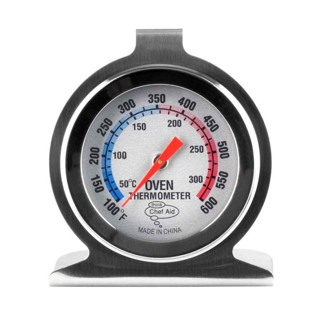 Chef Aid Stainless Steel Oven Thermometer for Fan, Gas, Electric, and Pizza Ovens 1