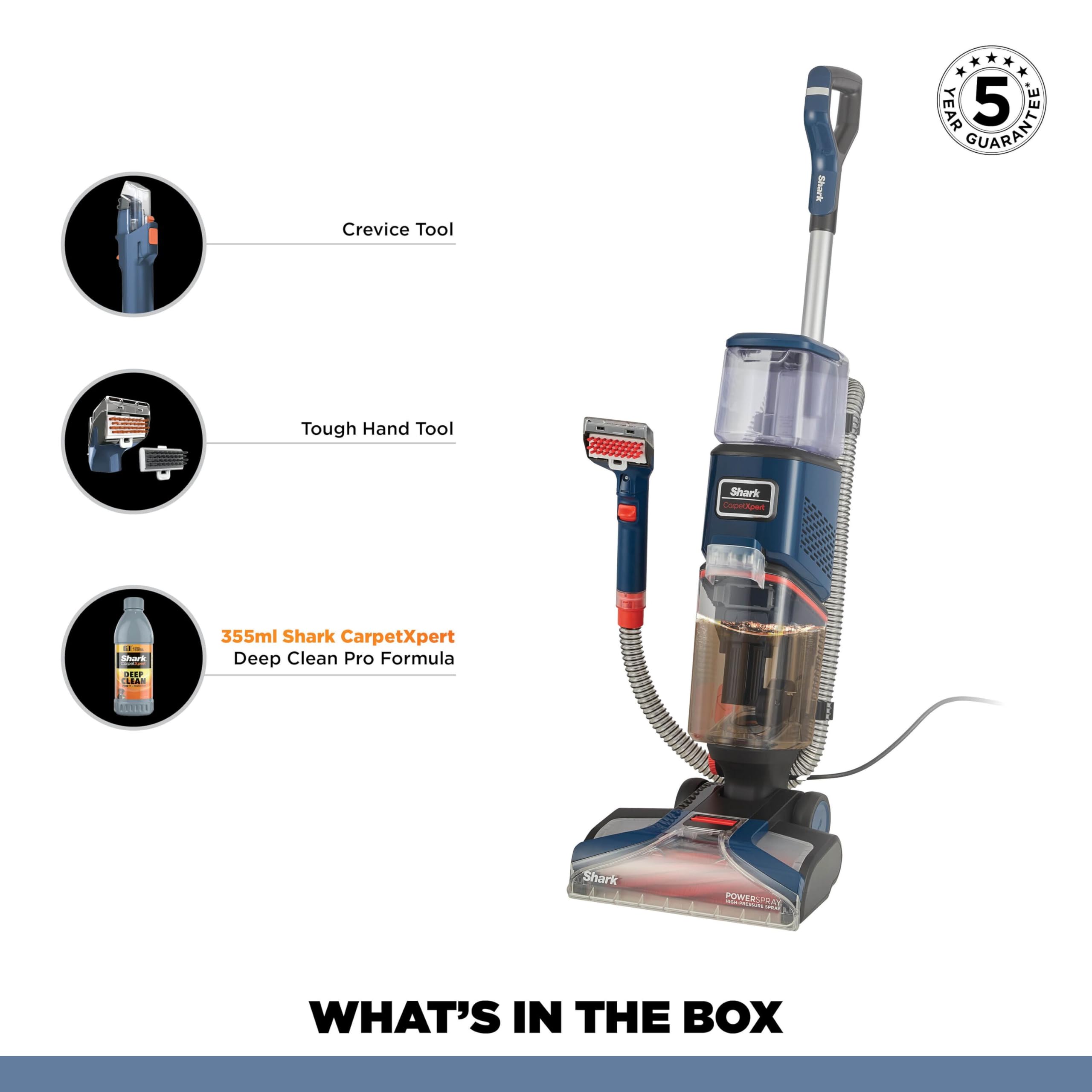 Shark CarpetXpert Deep Clean Carpet Cleaner EX150UK | 960W Power | 2.3L Tank | Built-In Stain Remover 6