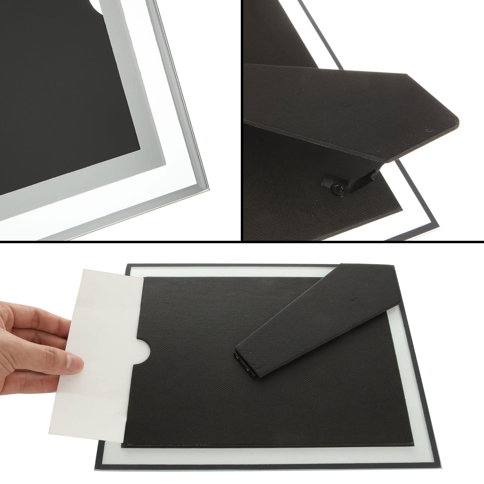 ASelected 8X10 Glass Picture Photo Frames - Silver Finish, Set of 2 | Tabletop & Wall Mount 3