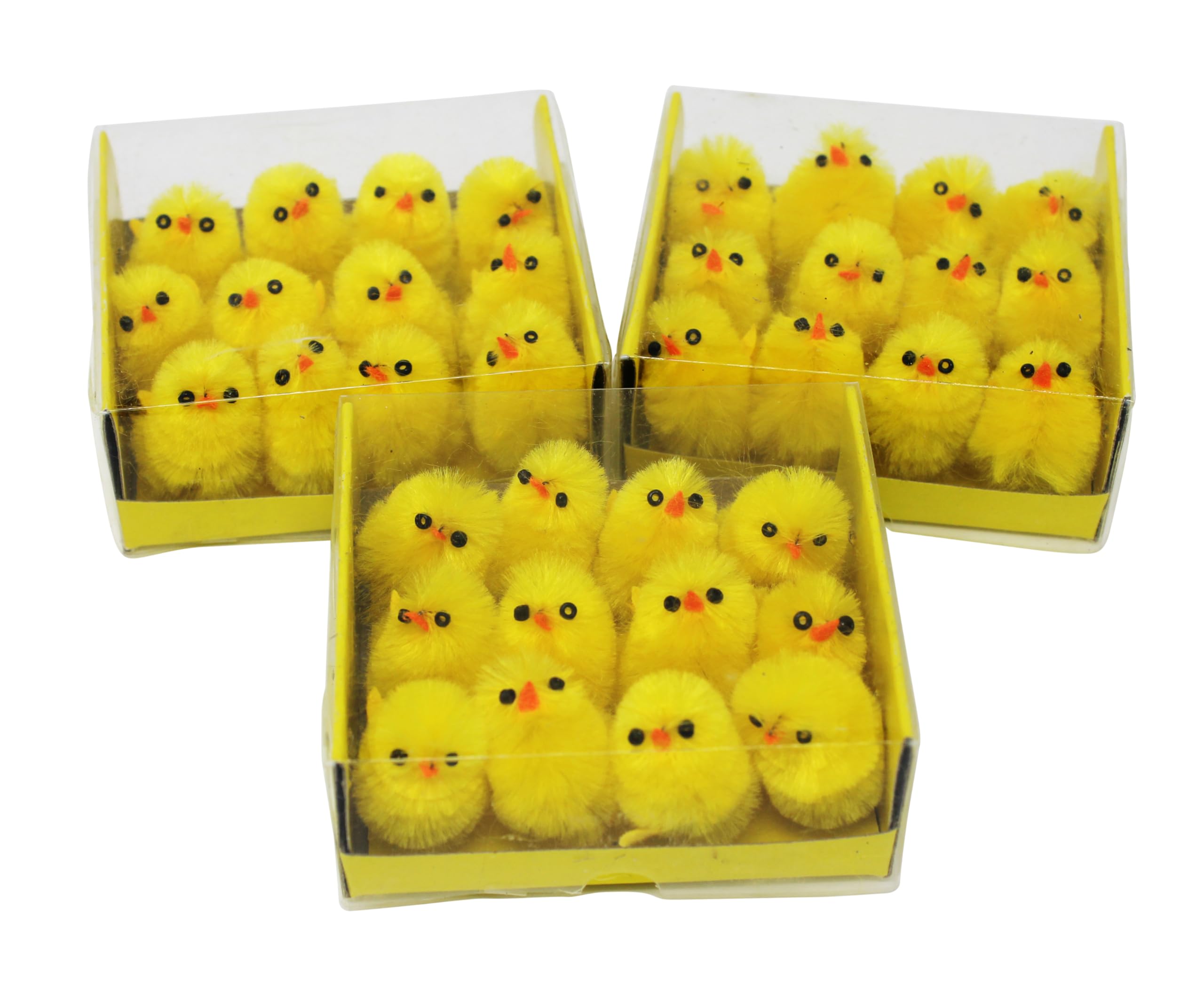 Bright Ideas 36PCS Mini Yellow Fluffy Chicks - 3cm Easter Craft Decoration | BI7518 3