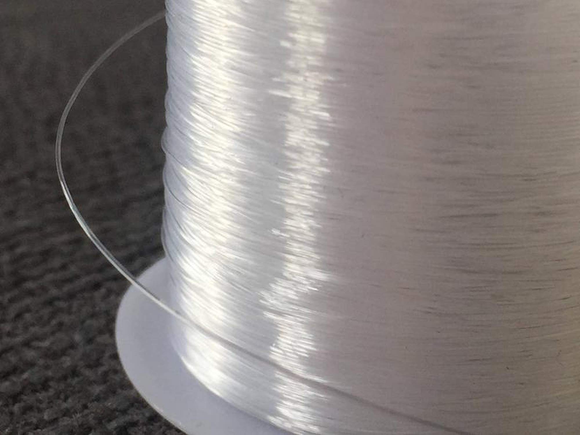 Habercrafts Invisible Nylon Thread - 1mm, 40kg Tensile Strength | Non-Stretch Sewing & Craft String | 100m Spool 6