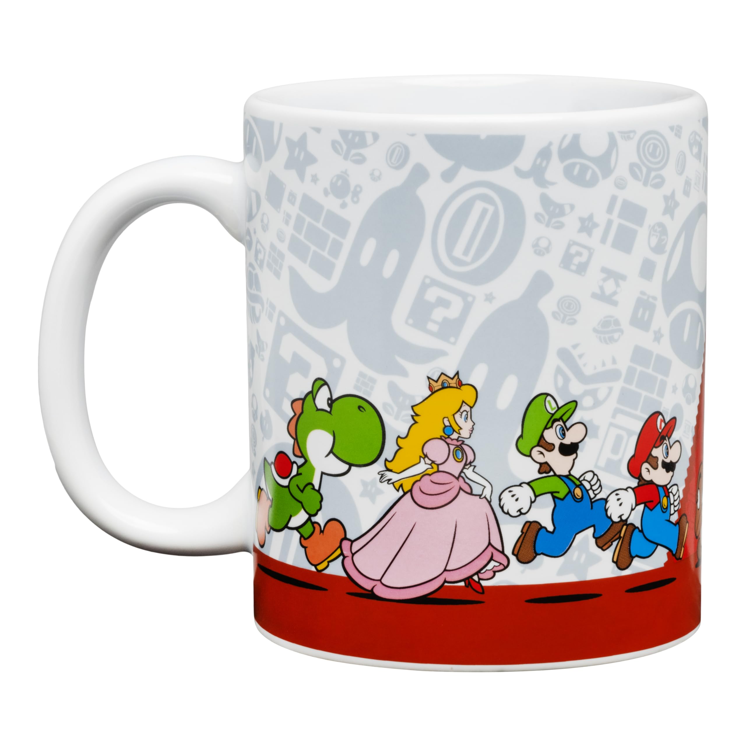 Paladone Super Mario Ceramic Coffee Mug - 300ml Capacity | Dishwasher & Microwave Safe 2