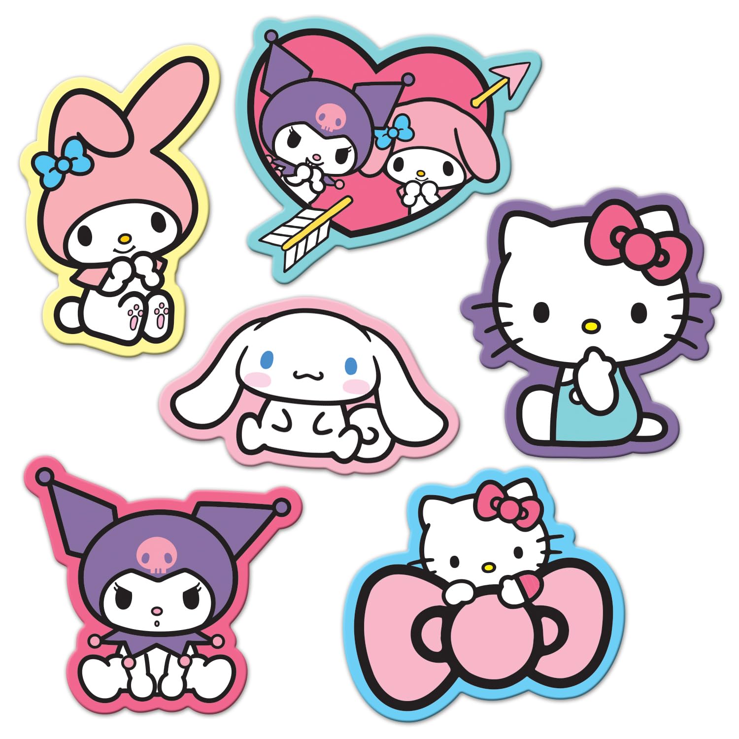 Paper Projects Hello Kitty and Friends Mega Sticker Pack - 110+ Pieces | Foiled & Glossy Sheets | Craft & Decoration 6