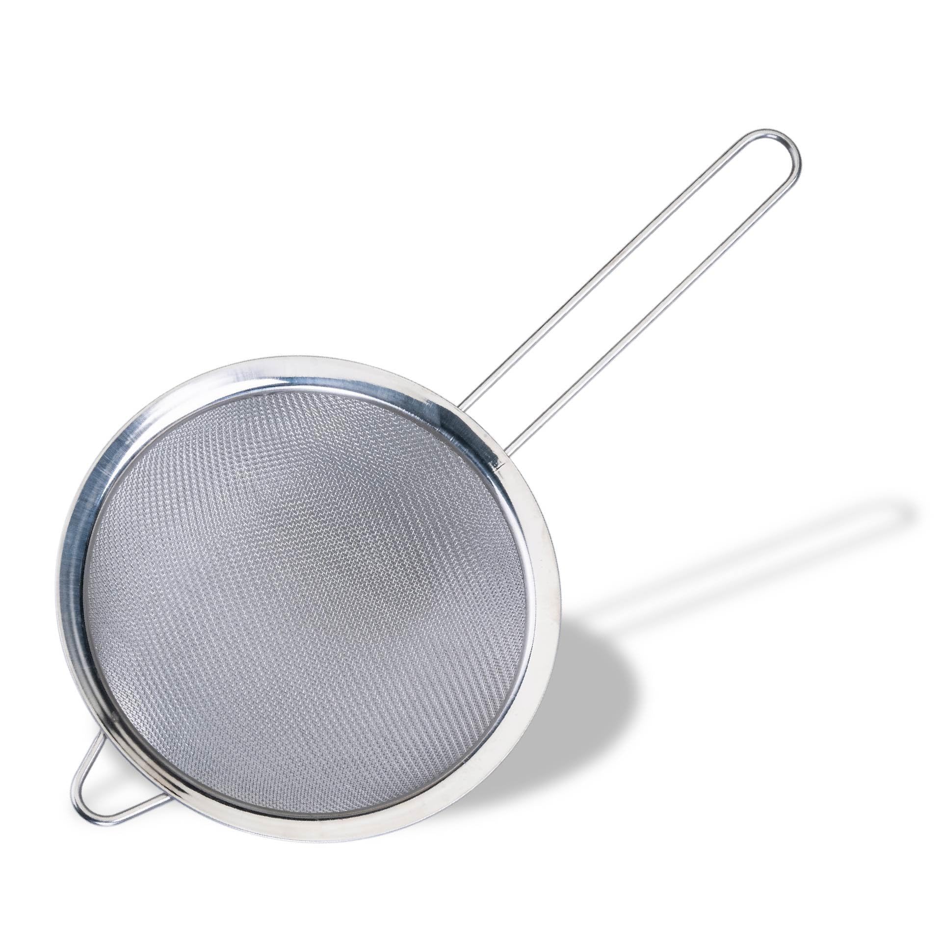 Fackelmann Initial Sieve - 15.5cm Medium Stainless Steel Strainer with Fine Mesh and Long Handle 1