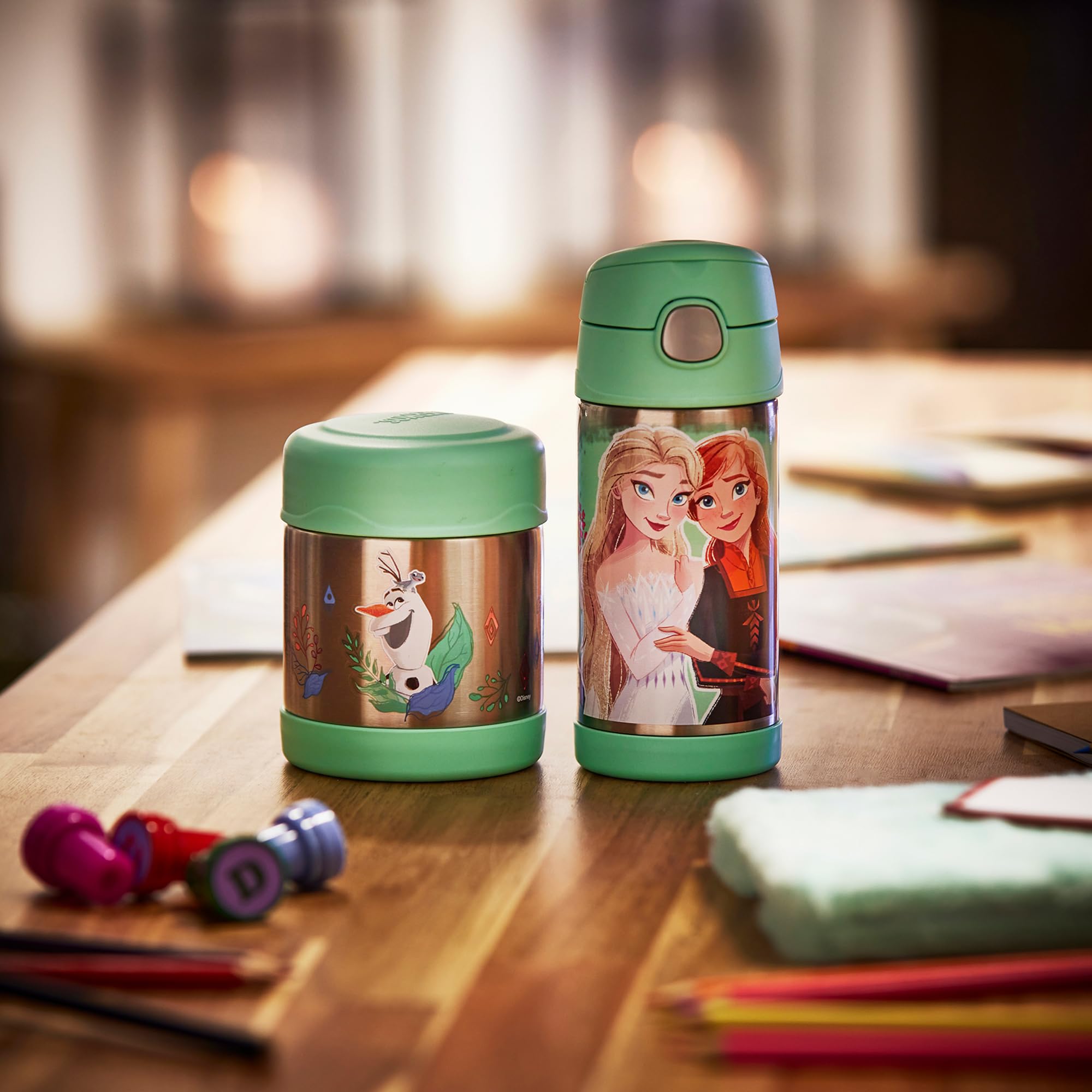 Thermos Disney Frozen Food Flask - Vacuum Insulated | 290ml | Stainless Steel 5