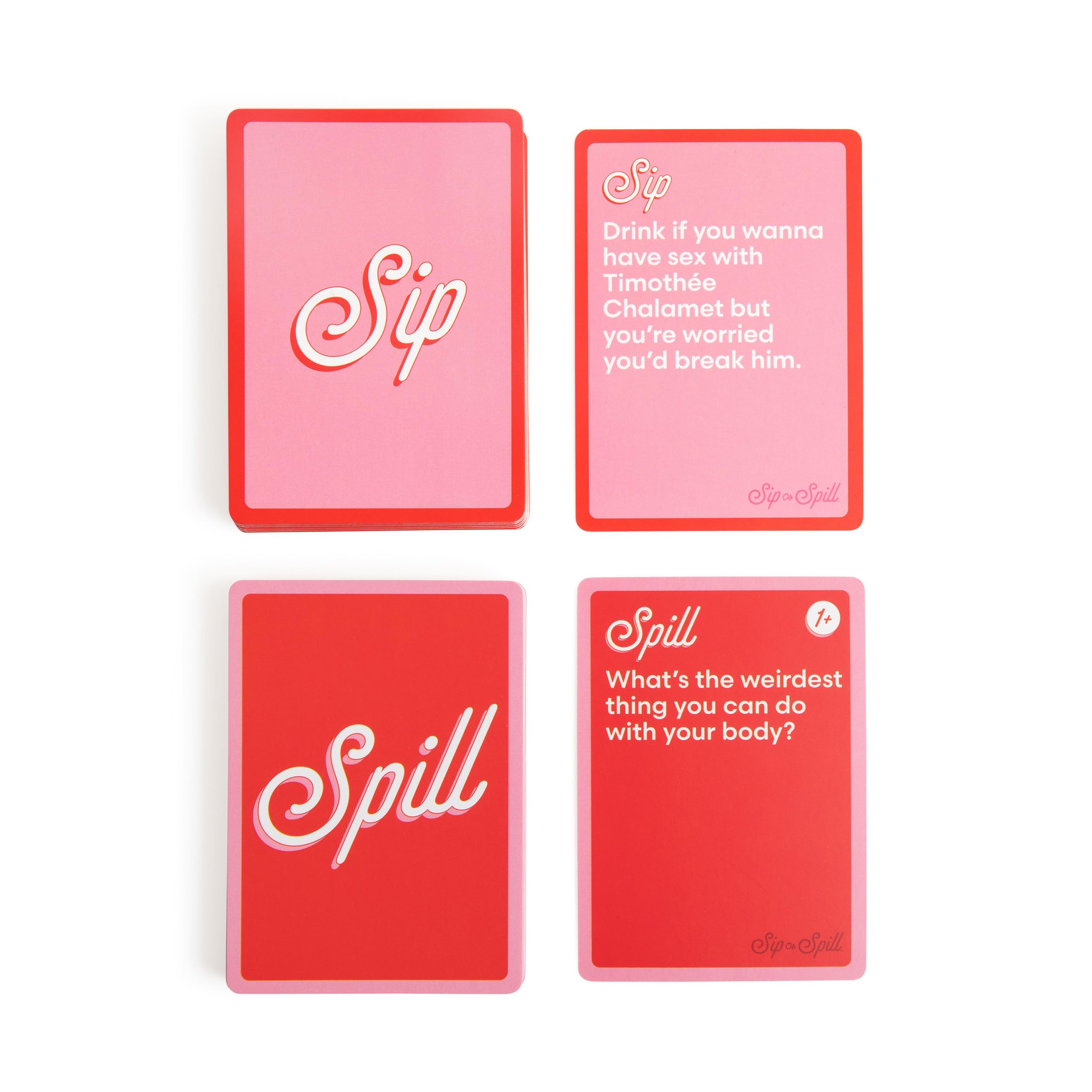 WHAT DO YOU MEME? Sip or Spill - Girls Night Party Game | 300 Cards | Ages 18+ 6