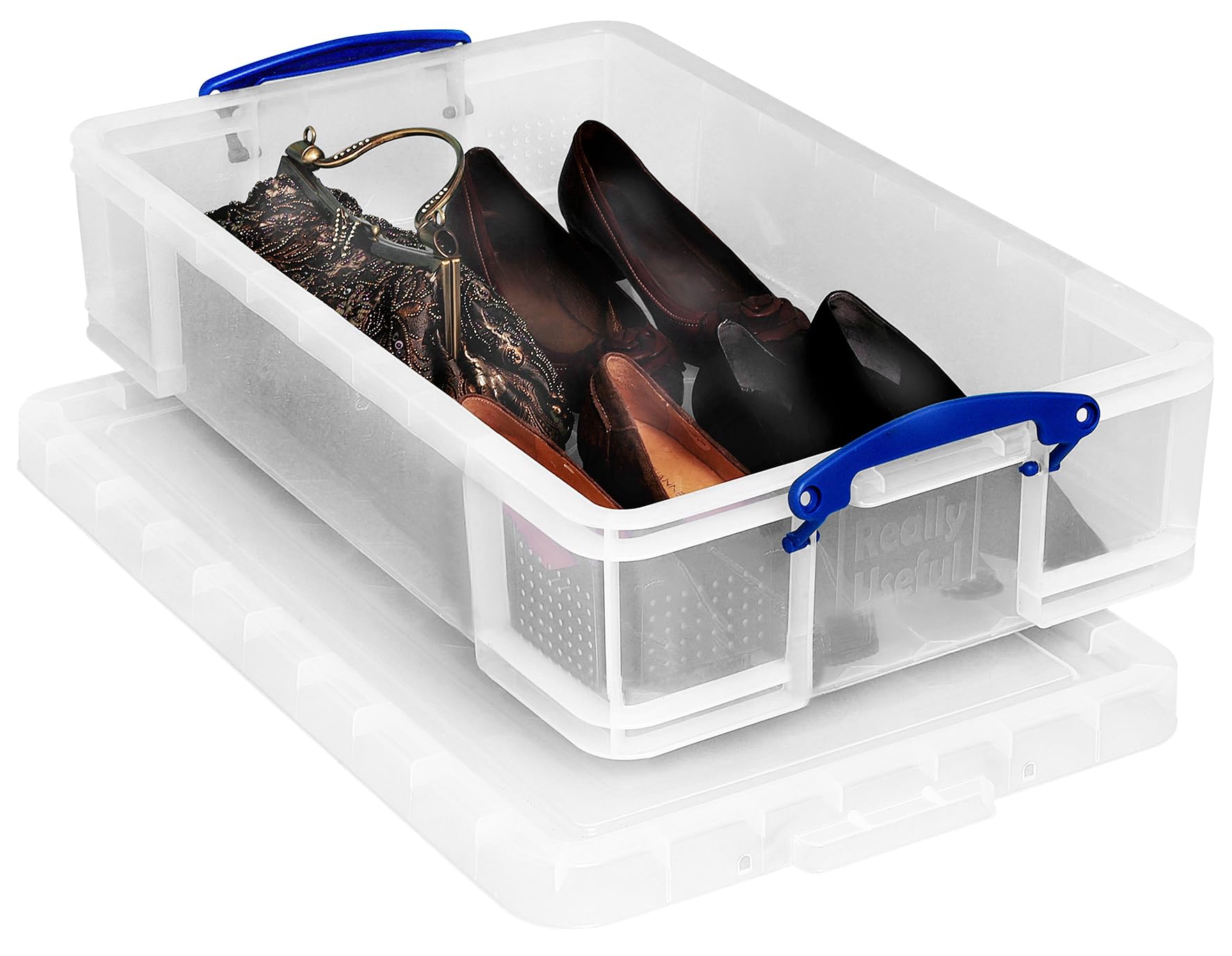 Really Useful Box Storage Box - 33 Litre Capacity | Clear | Pack of 3 8