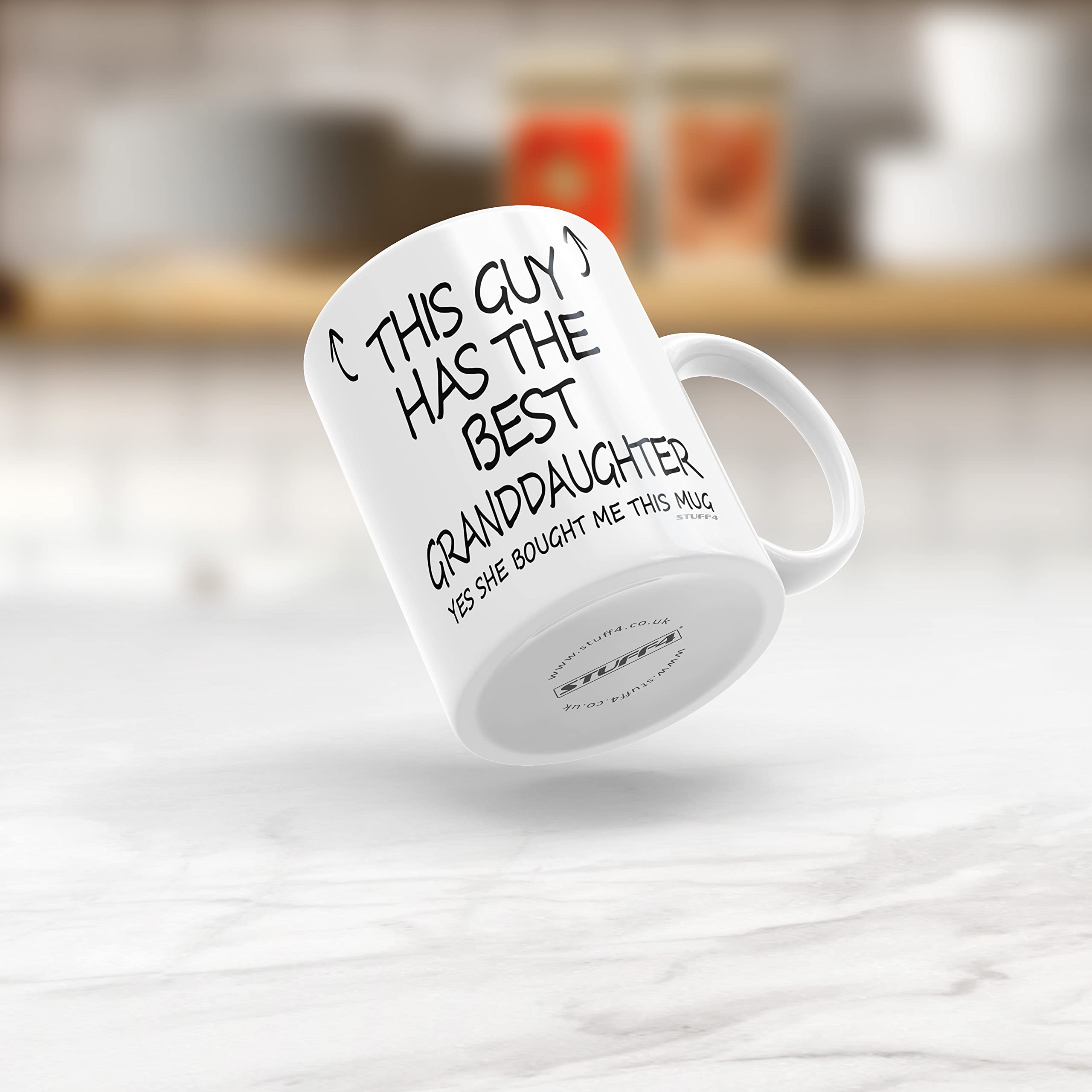 Stuff4 This Guy Has The Best Granddaughter Mug - 11oz Ceramic Coffee Cup | Dishwasher Safe | Made in UK 4