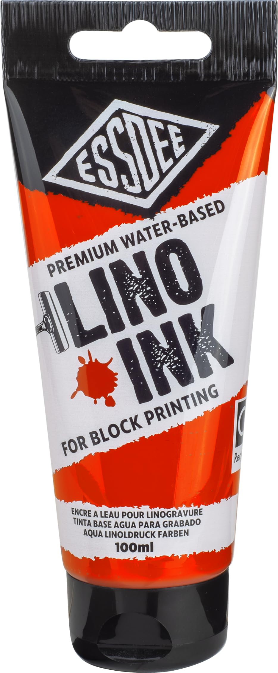 ESSDEE Block Printing Ink - Vermillion | Water-Based | 100ml 1