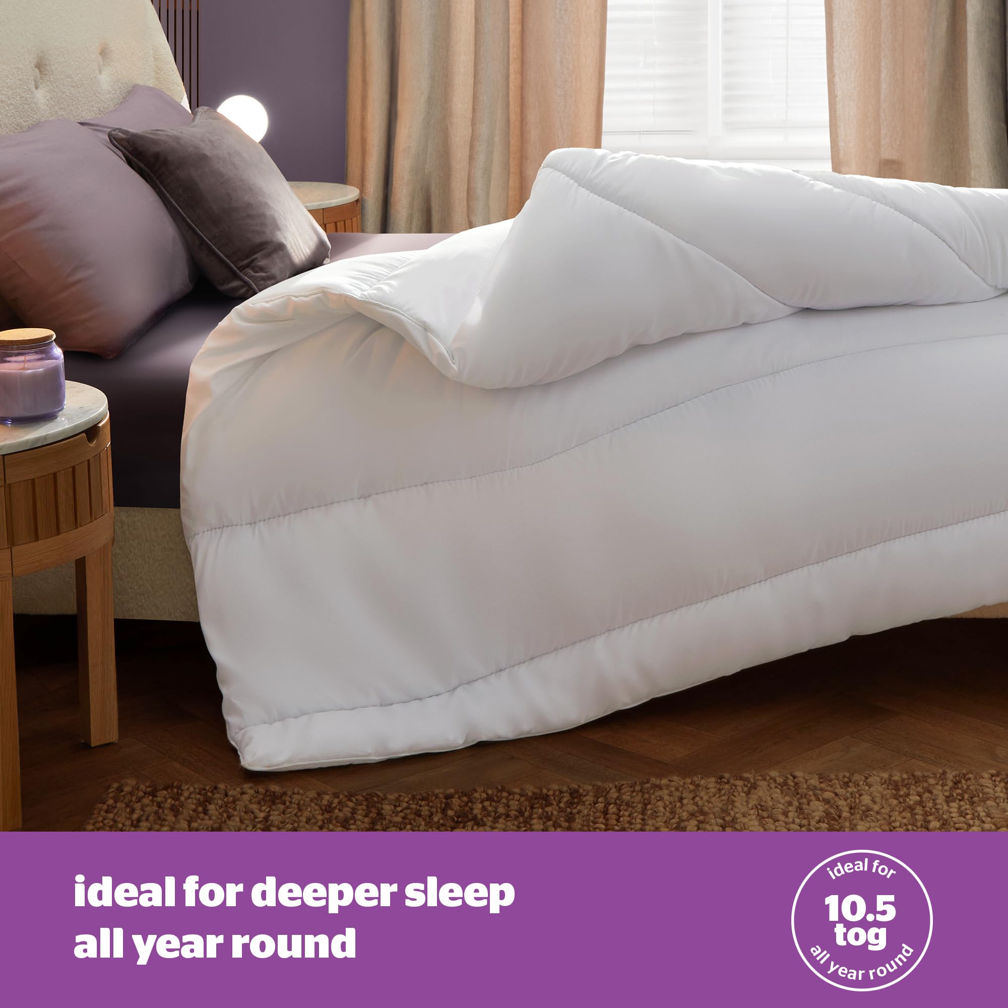 Silentnight Deep Sleep Double Duvet 10.5 Tog | Hypoallergenic, Machine Washable | 200x200cm 3