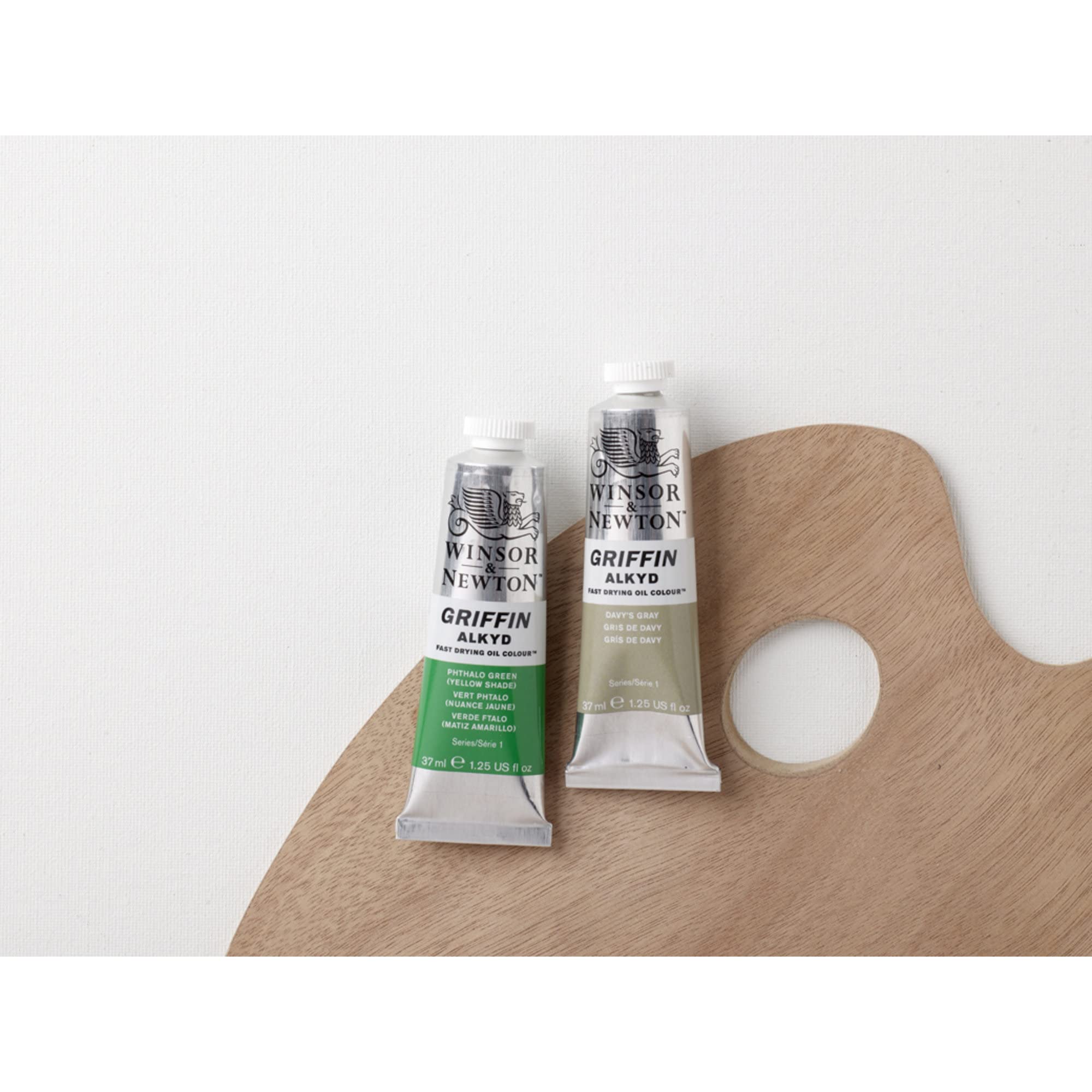 Winsor & Newton Griffin Alkyd Oil Paint - Fast Drying Titanium White | 200ml | Hard Coat Finish 4