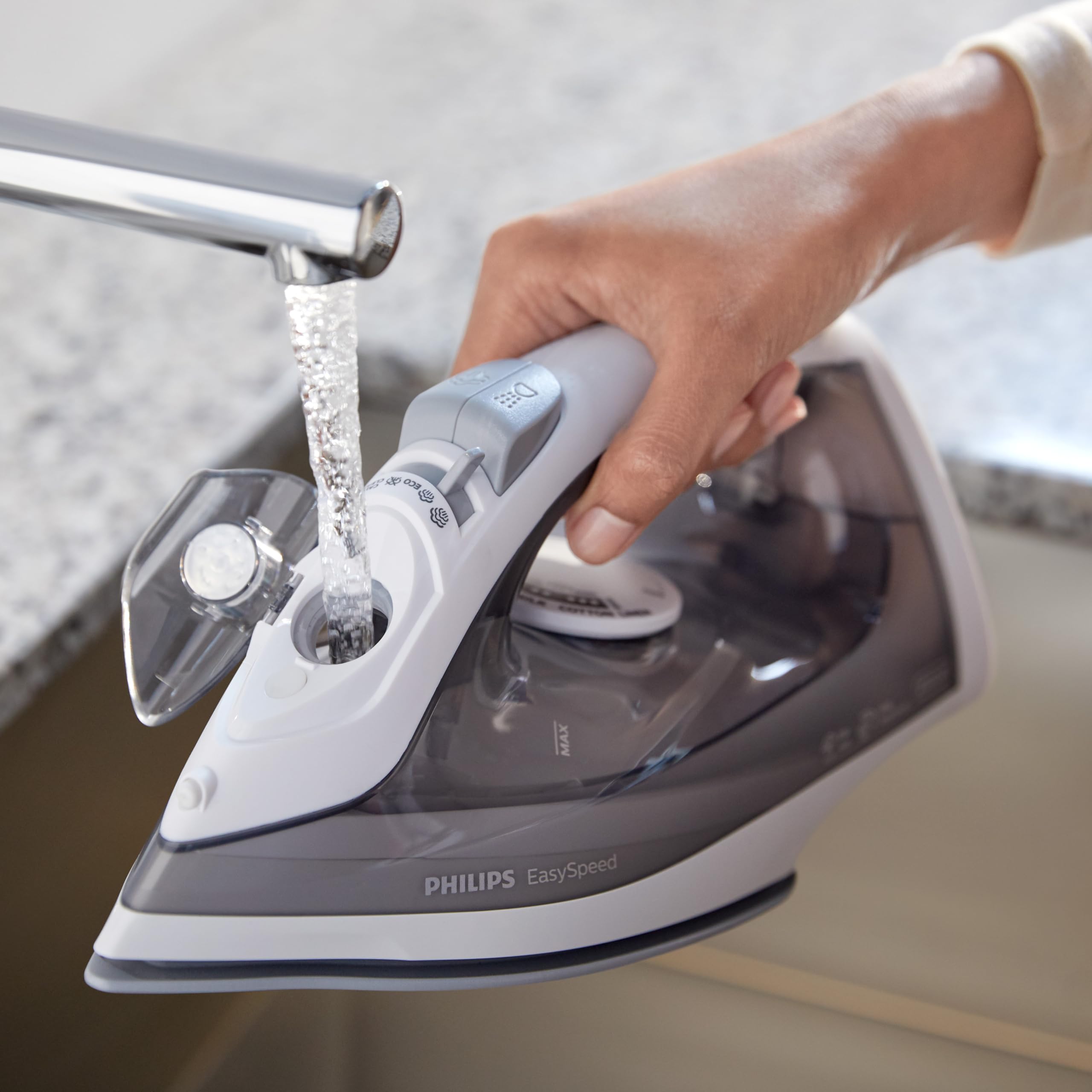 Philips Steam Iron Easyspeed - 2000W Power | 100g Steam Boost | Ceramic Soleplate 7