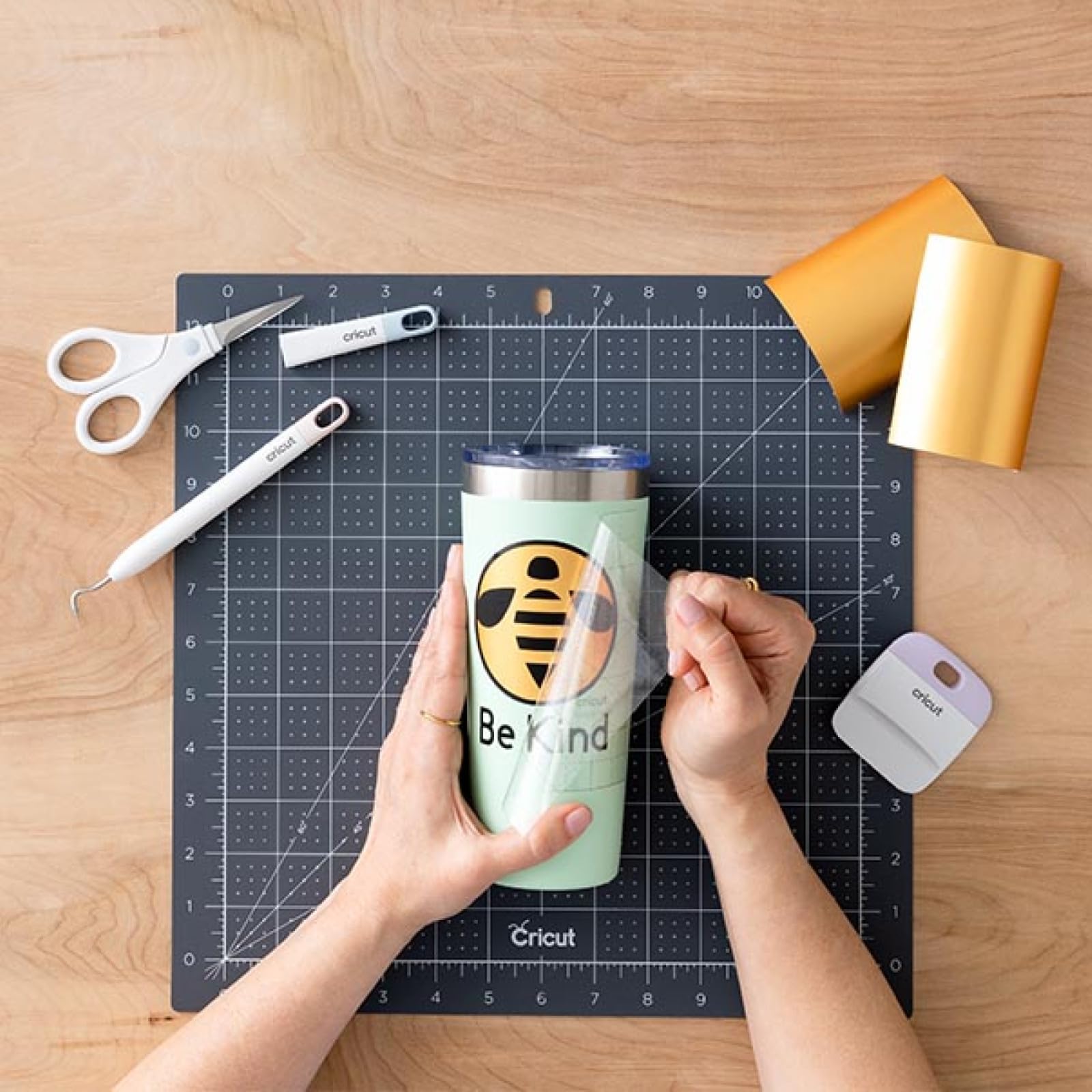 Cricut Value Transfer Tape - Roll 5.5 in x 30 ft Transparent Vinyl for Arts & Craft Labeling 6