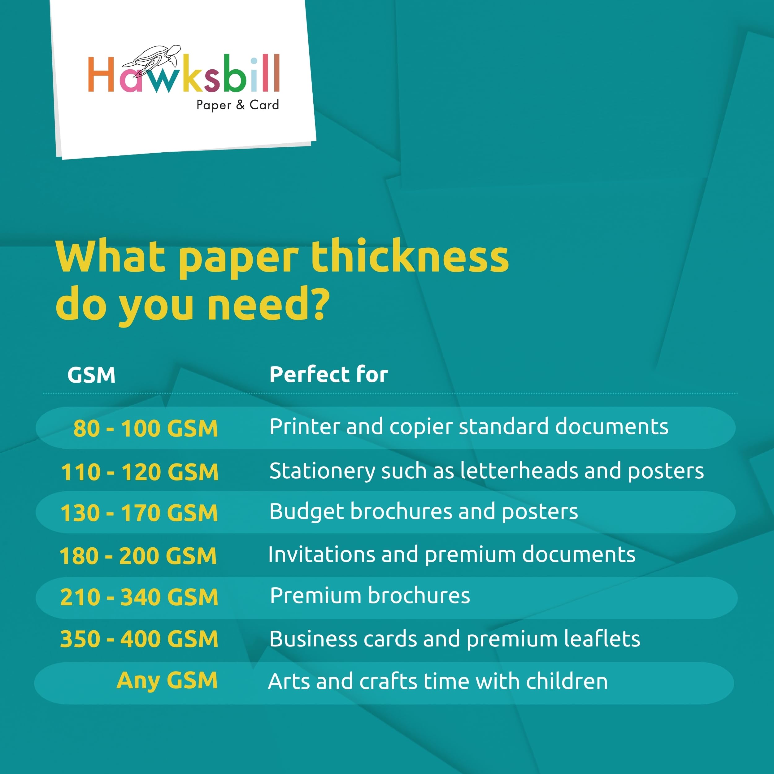Hawksbill A4 Blue Cardstock - 180 GSM Premium Paper for Crafts, Stationery & Printouts | 100 Sheets 8