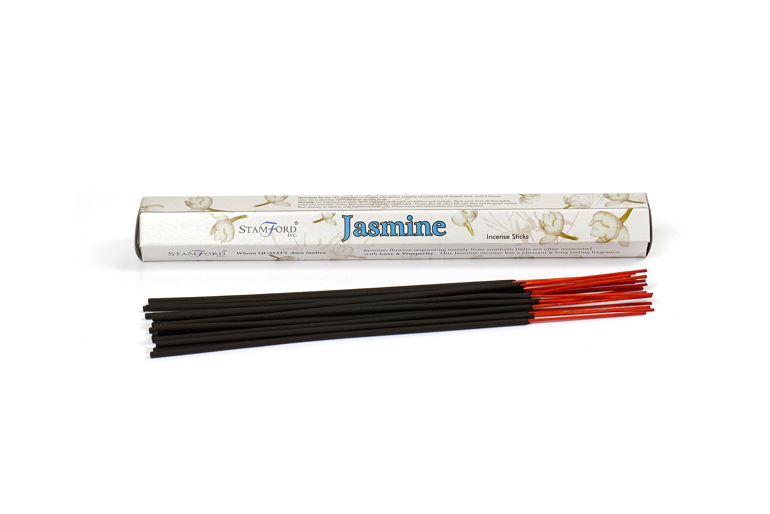 STAMFORD INC. Jasmine Incense Sticks - 120 Sticks Total (6 Packs x 20) | Floral Scent for Relaxation 3
