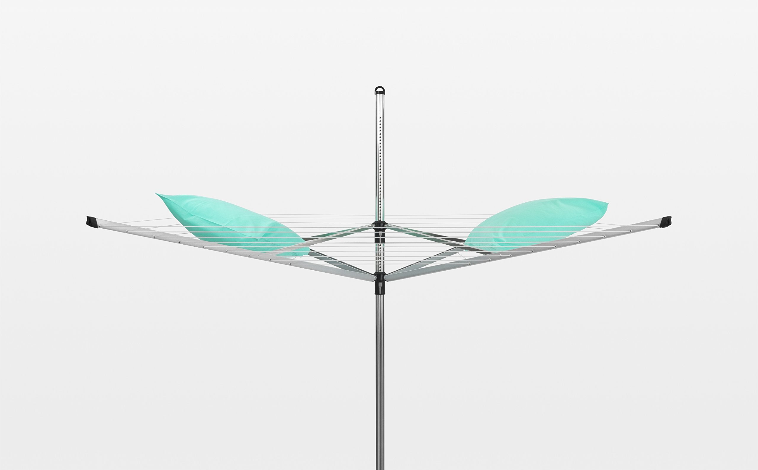 Brabantia Lift-O-Matic Rotary Washing Line - 50M Drying Space | Adjustable Height 129-187cm | Includes Ground Spike & Cover 6